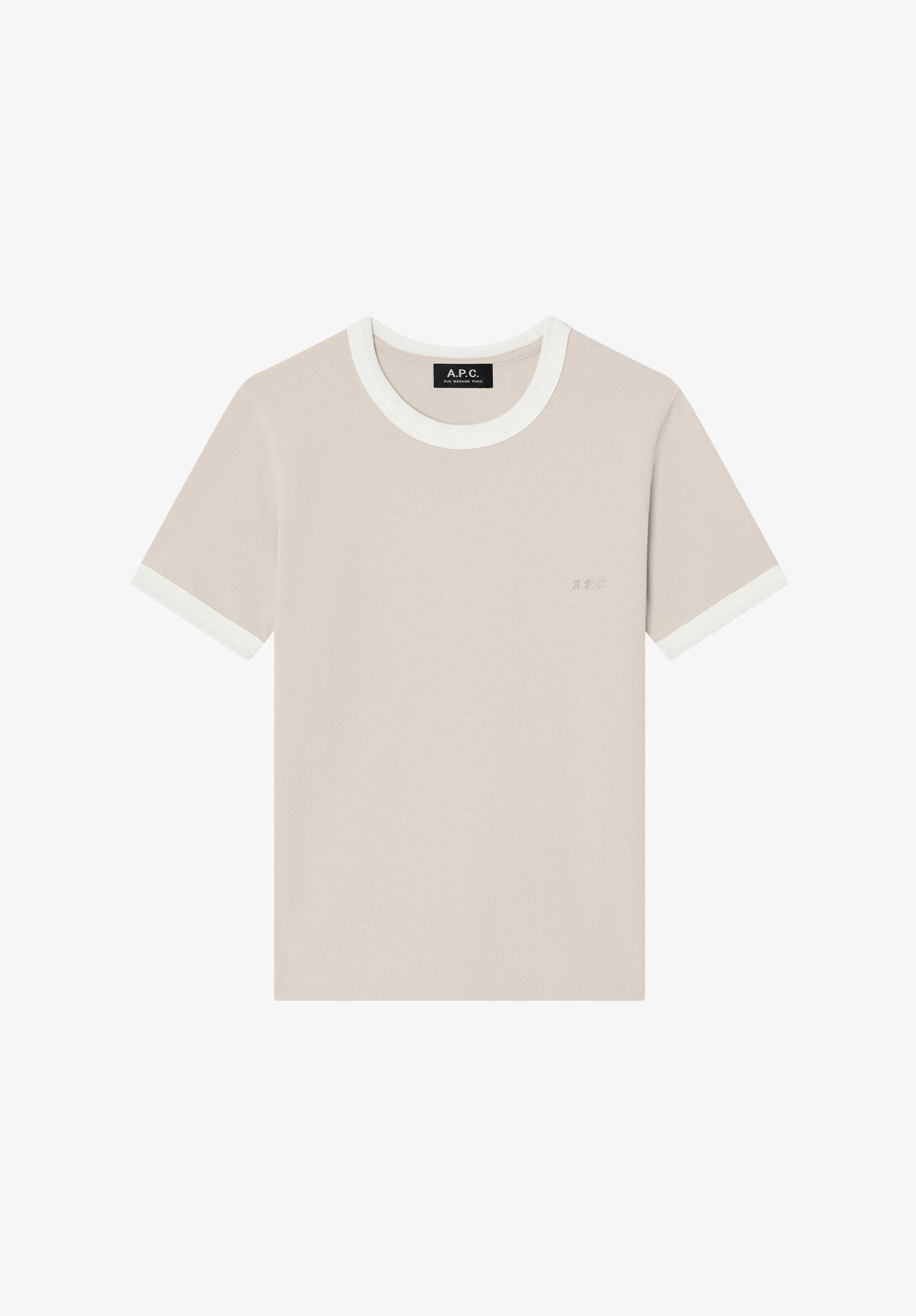 Ringer crop T-shirt - 0