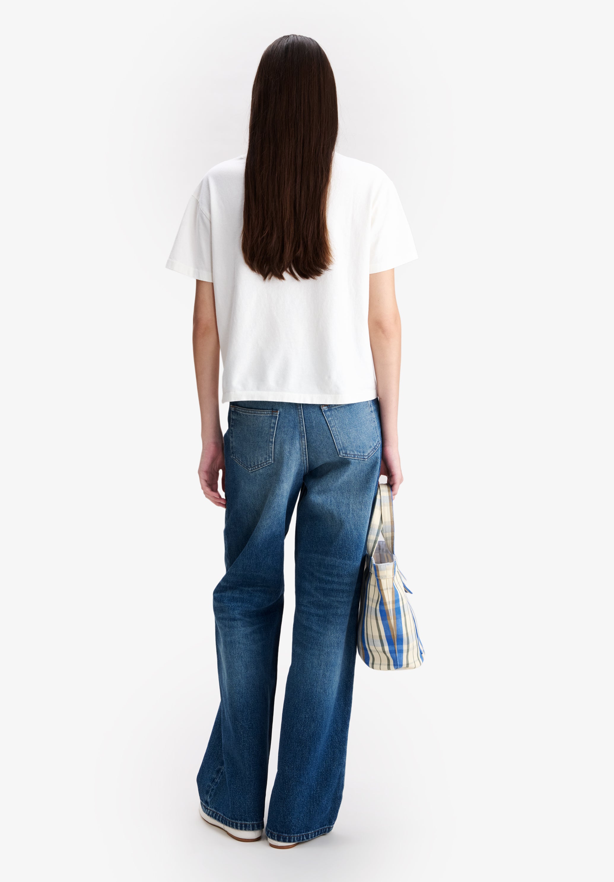 Off-white t-shirt with A.P.C. Rue Madame logo - 2