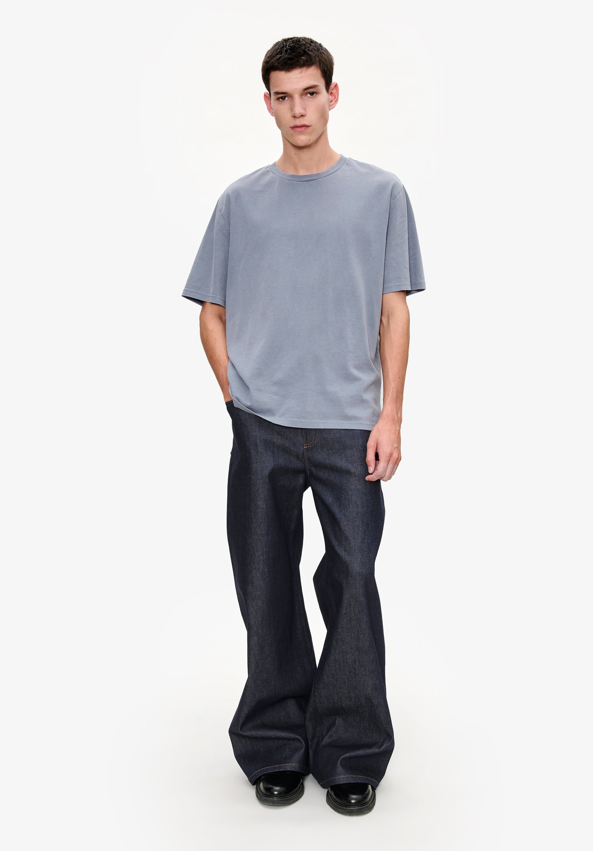 Délavé ample T-shirt - 1