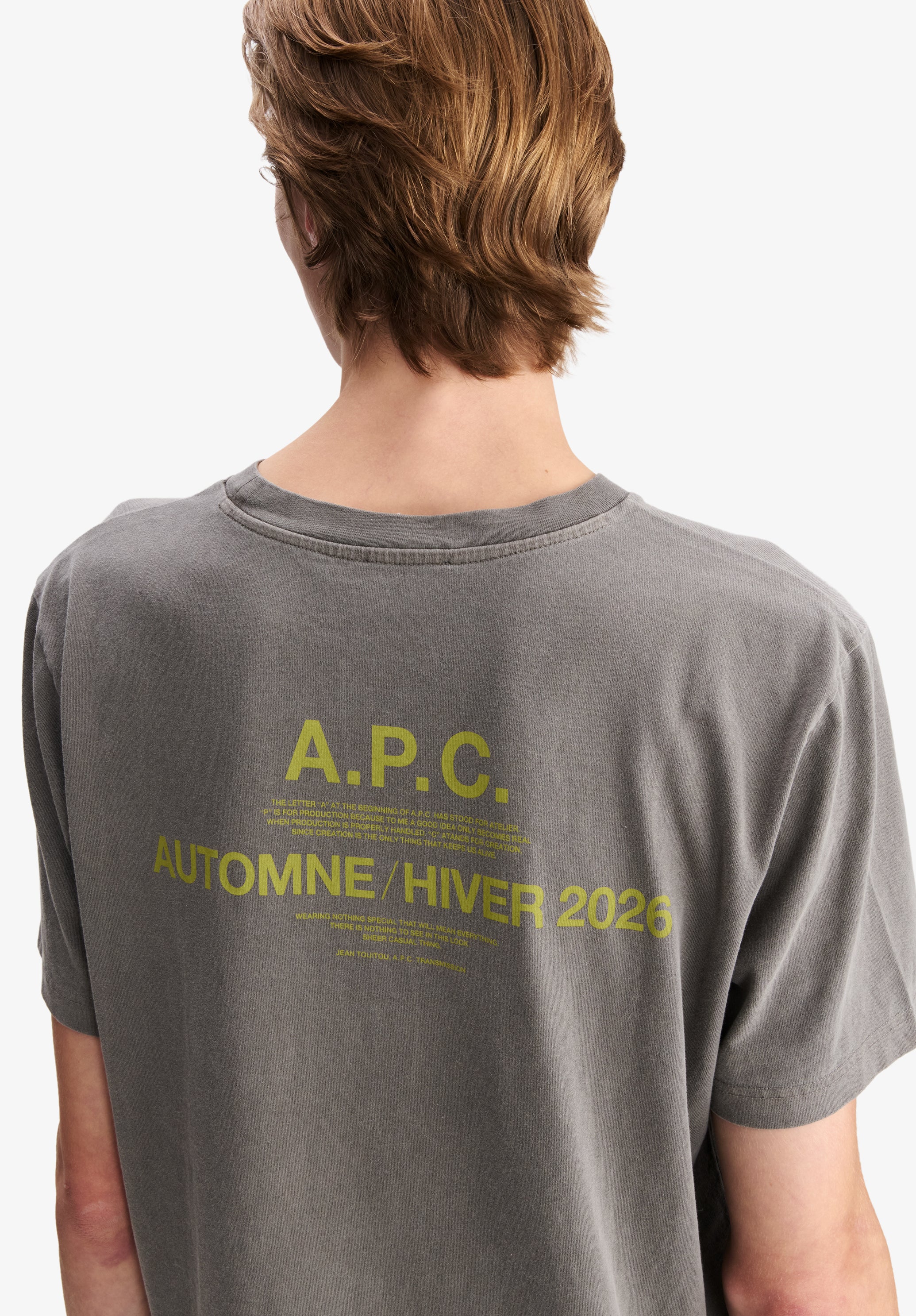 Grey A.P.C. Autumn 29 t-shirt - 4