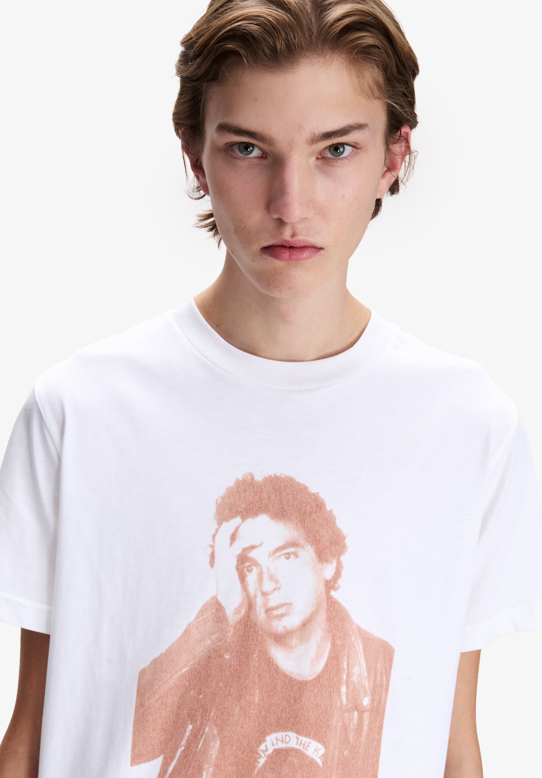 T-shirt printed with a photo of Jean Touitou - 3