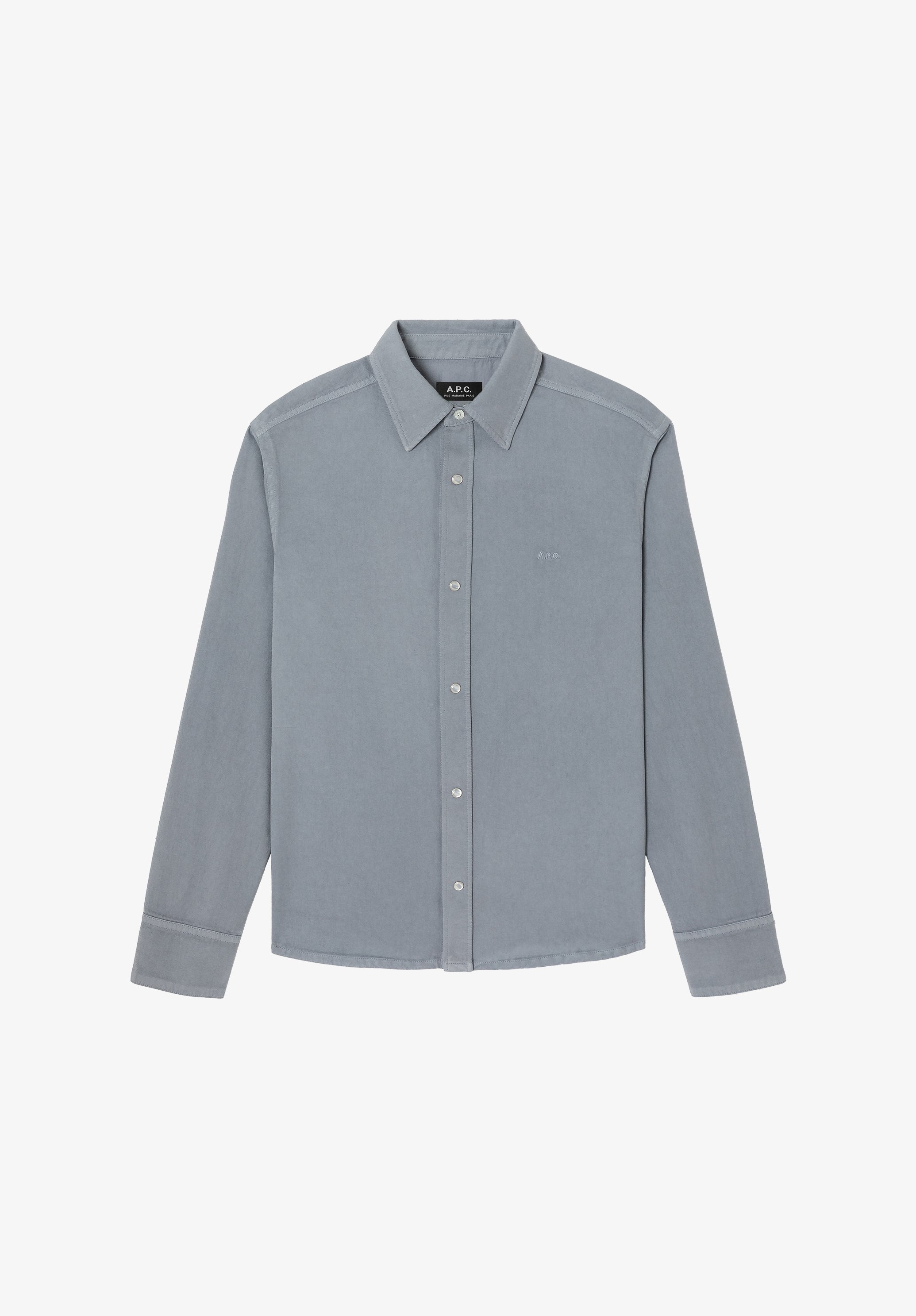 A.P.C. embroidered overshirt - 0