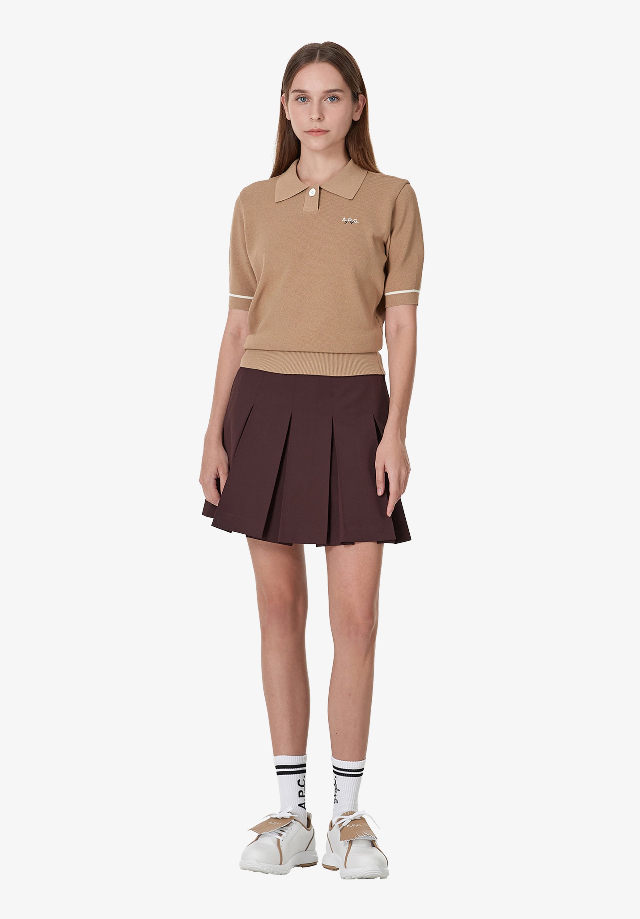 Polo with contrast collar - 1