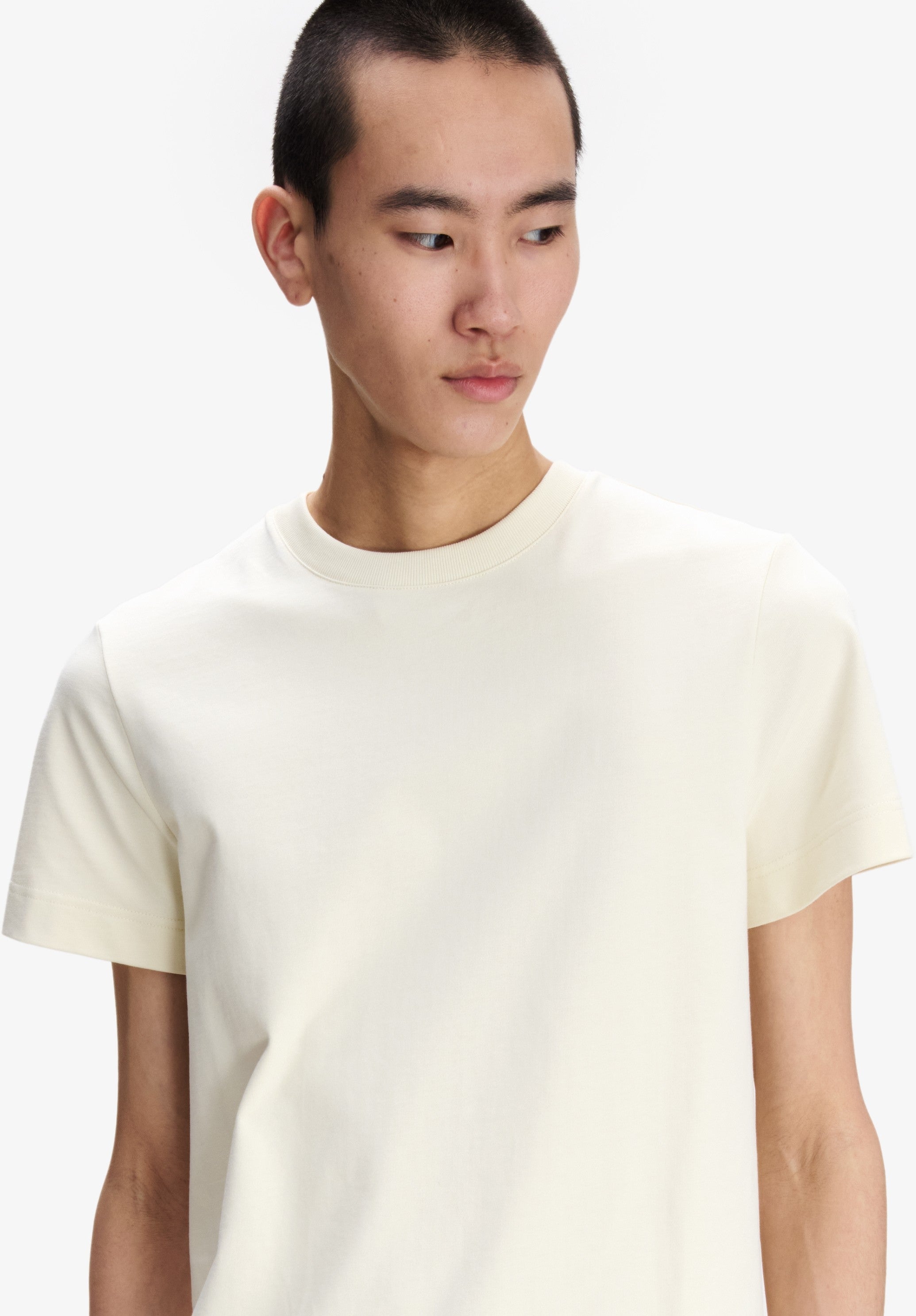 White organic cotton T-shirt