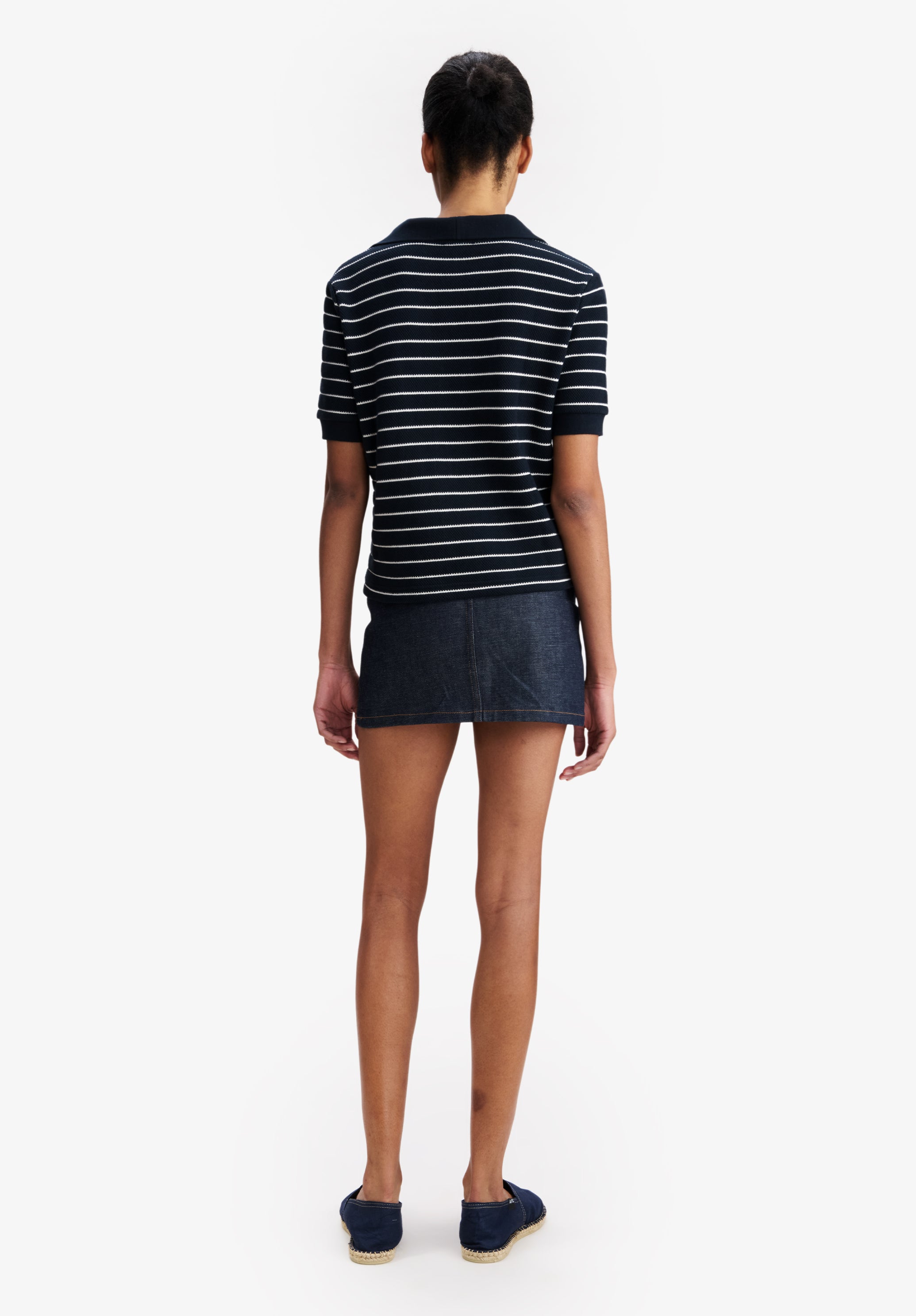 Livia Cropped Polo Shirt - 2