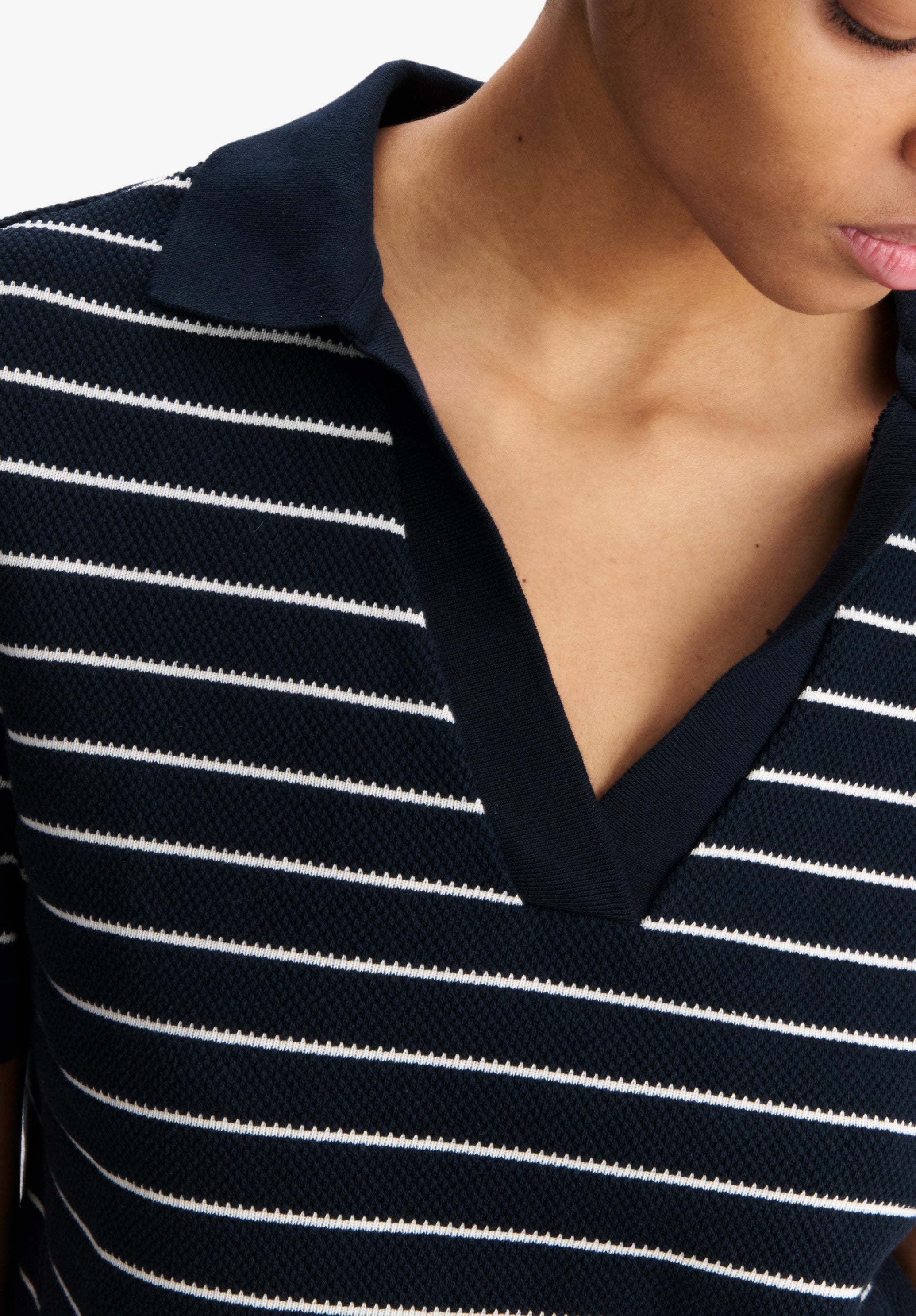 Livia Cropped Polo Shirt - 4