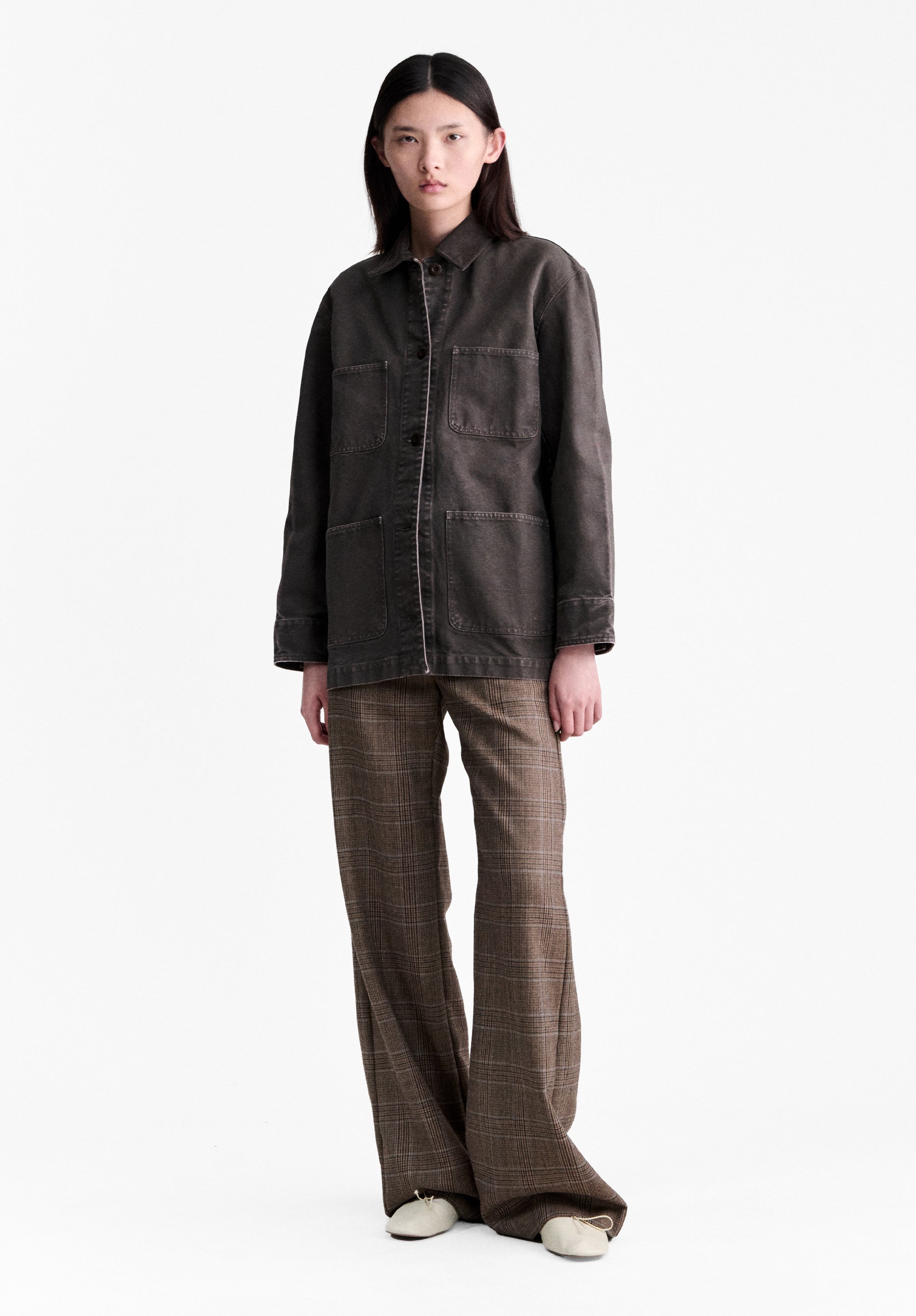 Brown canvas workwear jacket