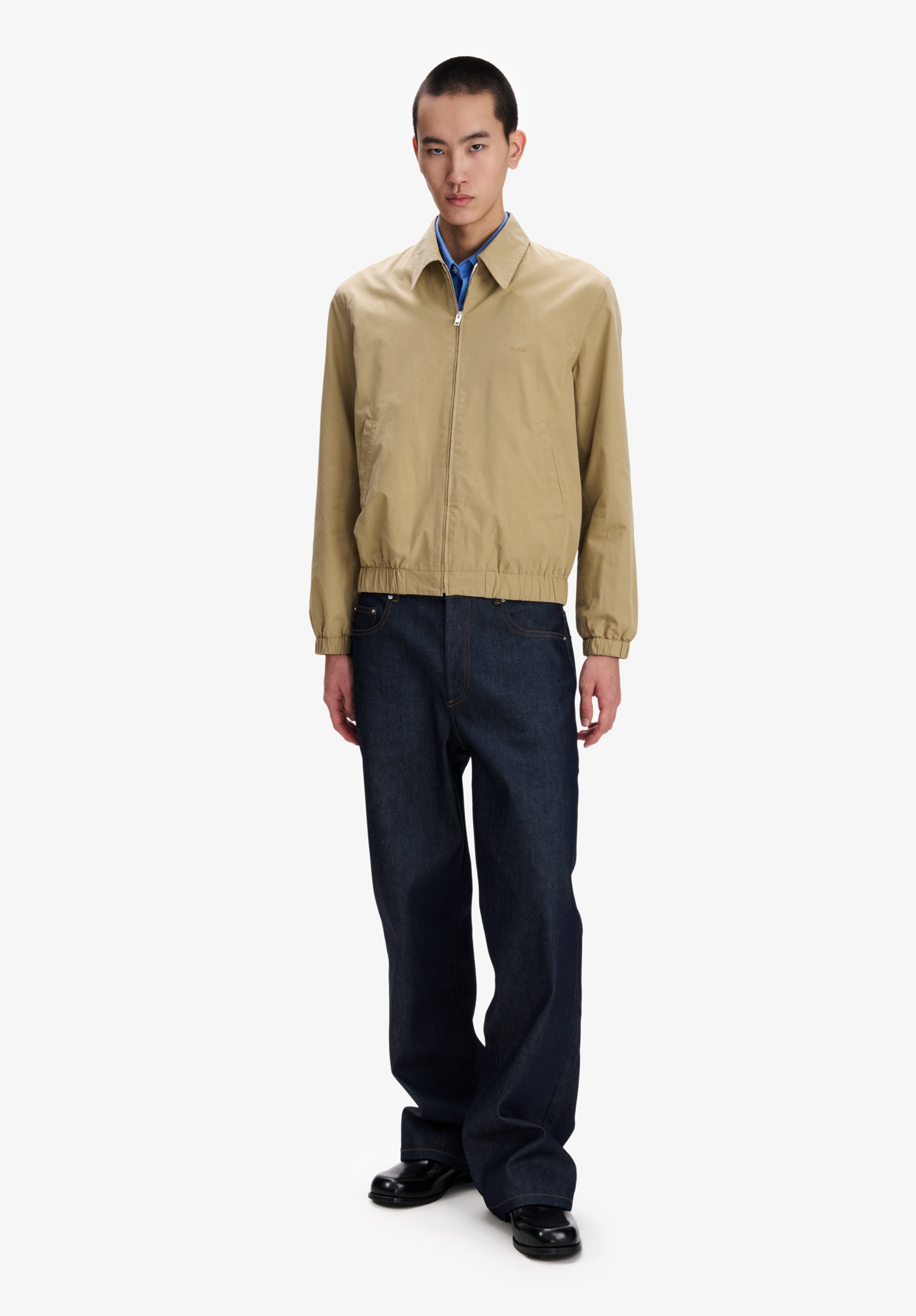 Lightweight beige cotton jacket - 3