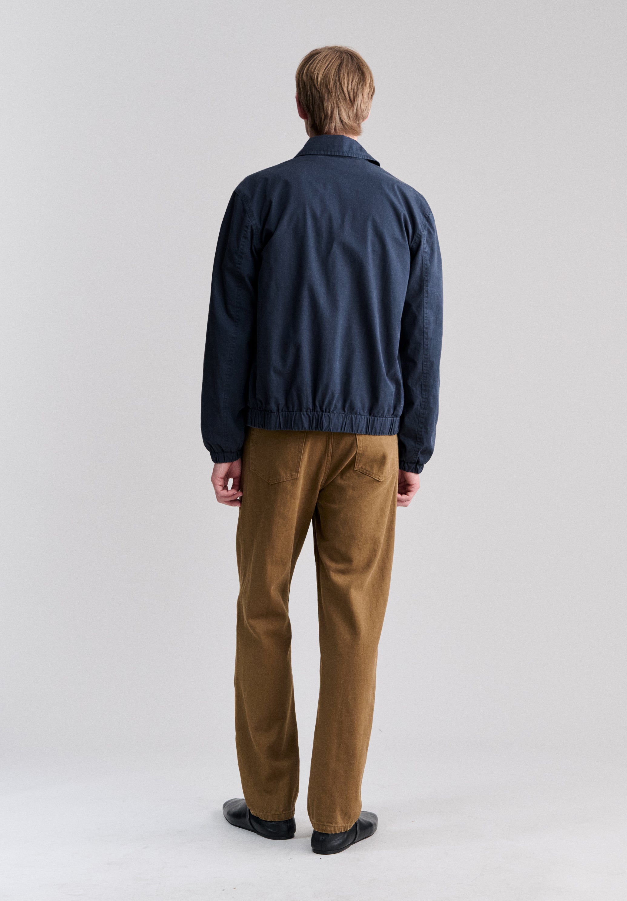 Lightweight navy blue cotton jacket