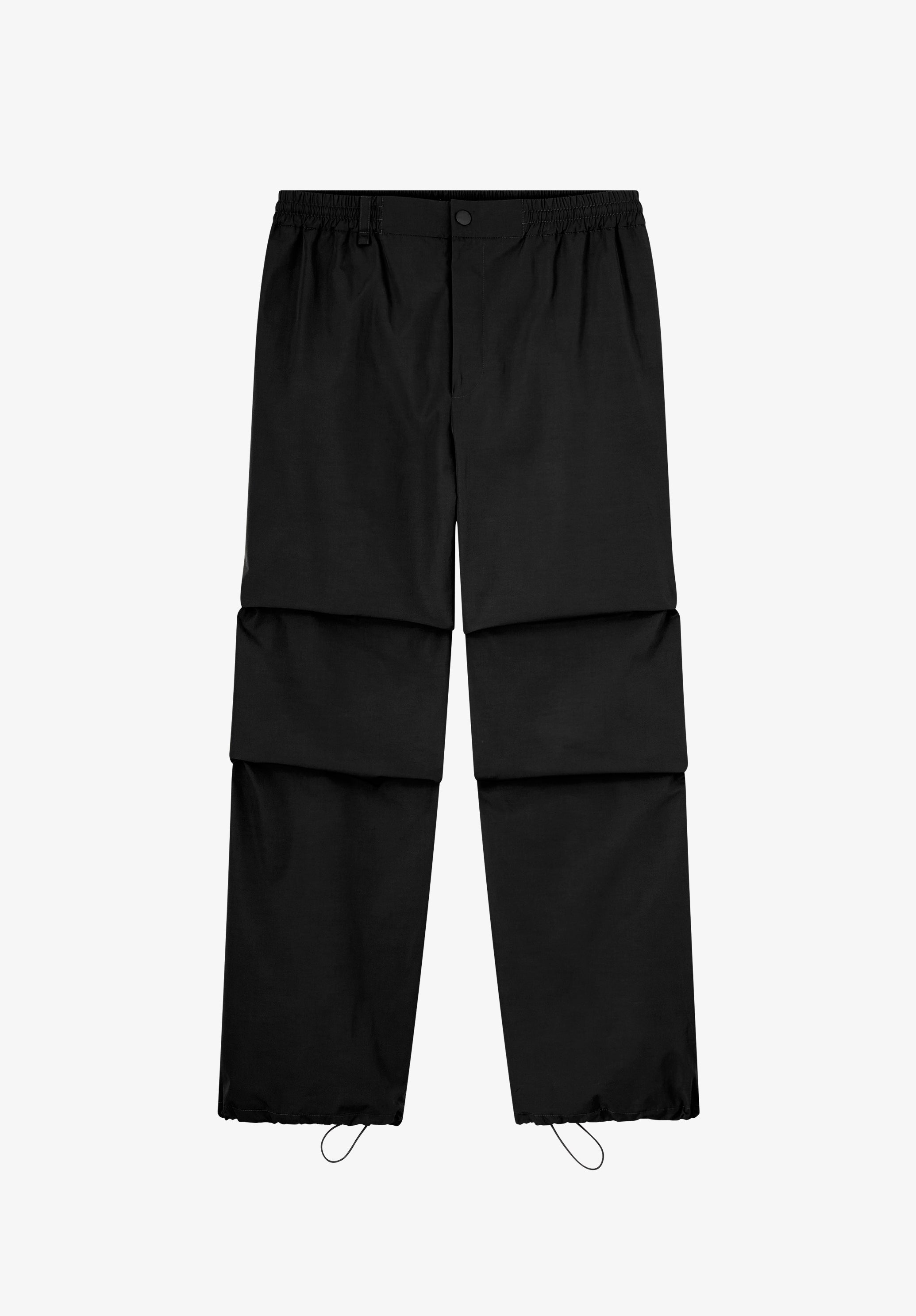 Loose-fit trousers in technical canvas - 0