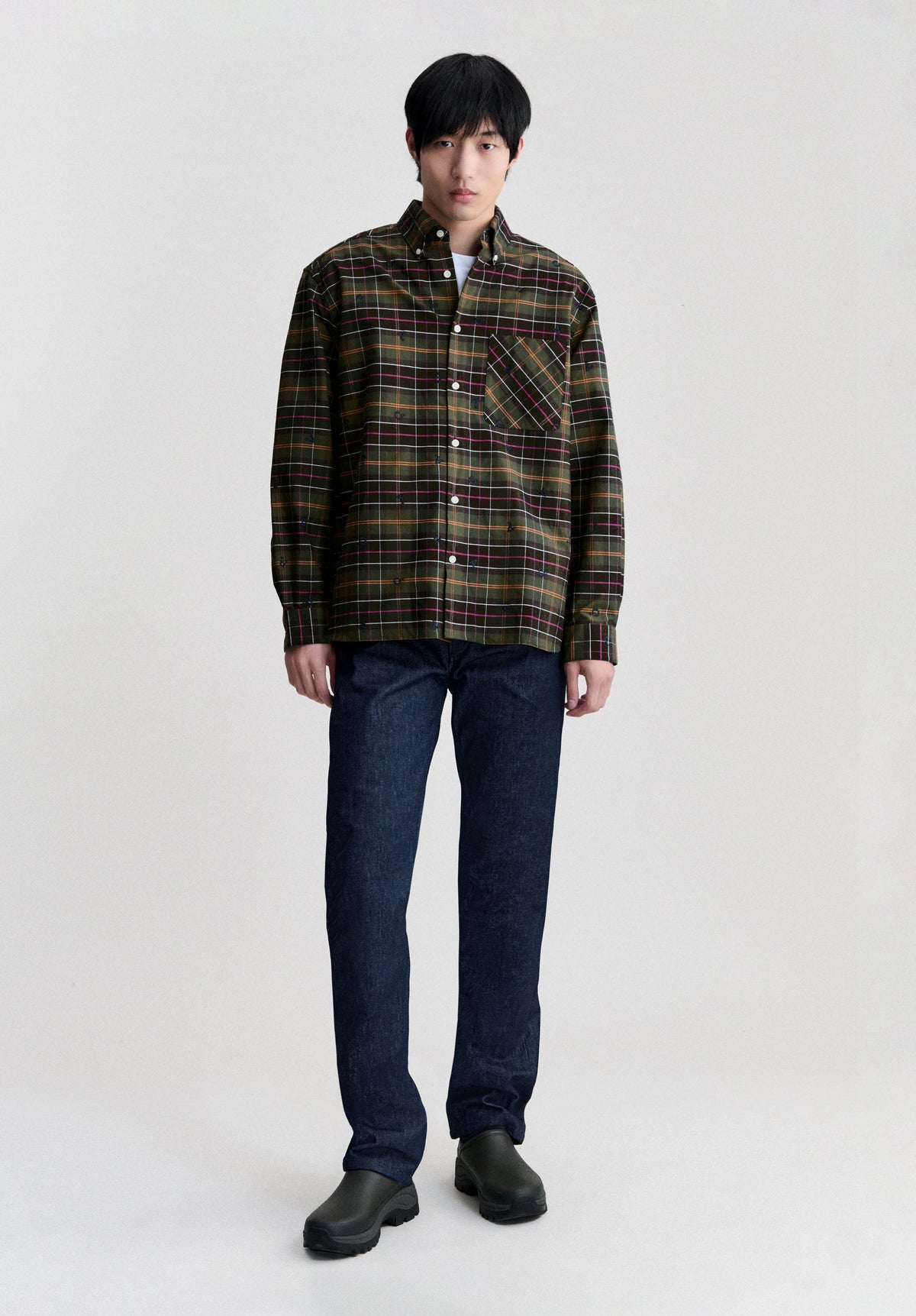 Monogram Tartan Shirt A.P.C Barbour