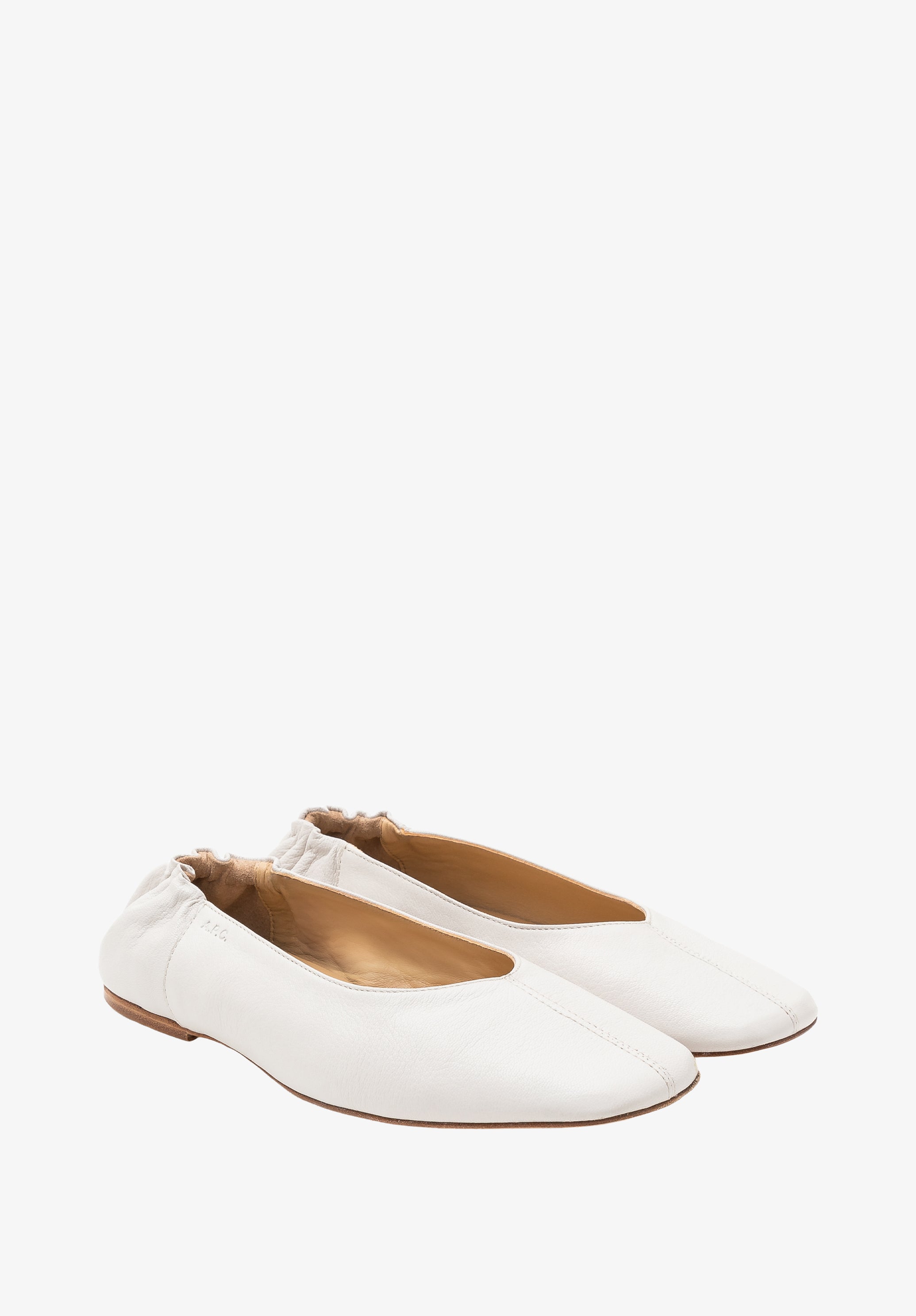 Smooth leather ballet flats - 2