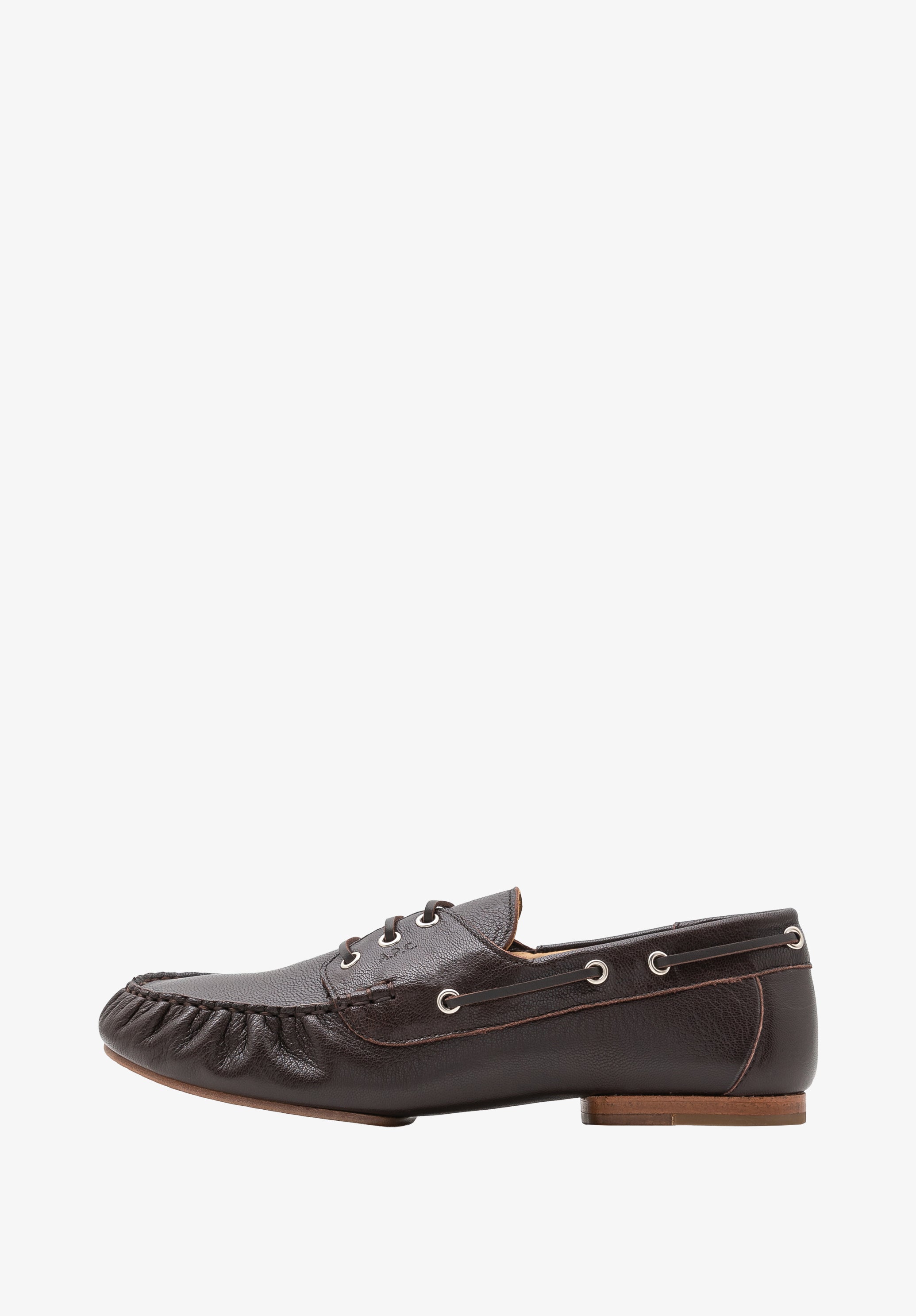 Leather boat shoes - 0