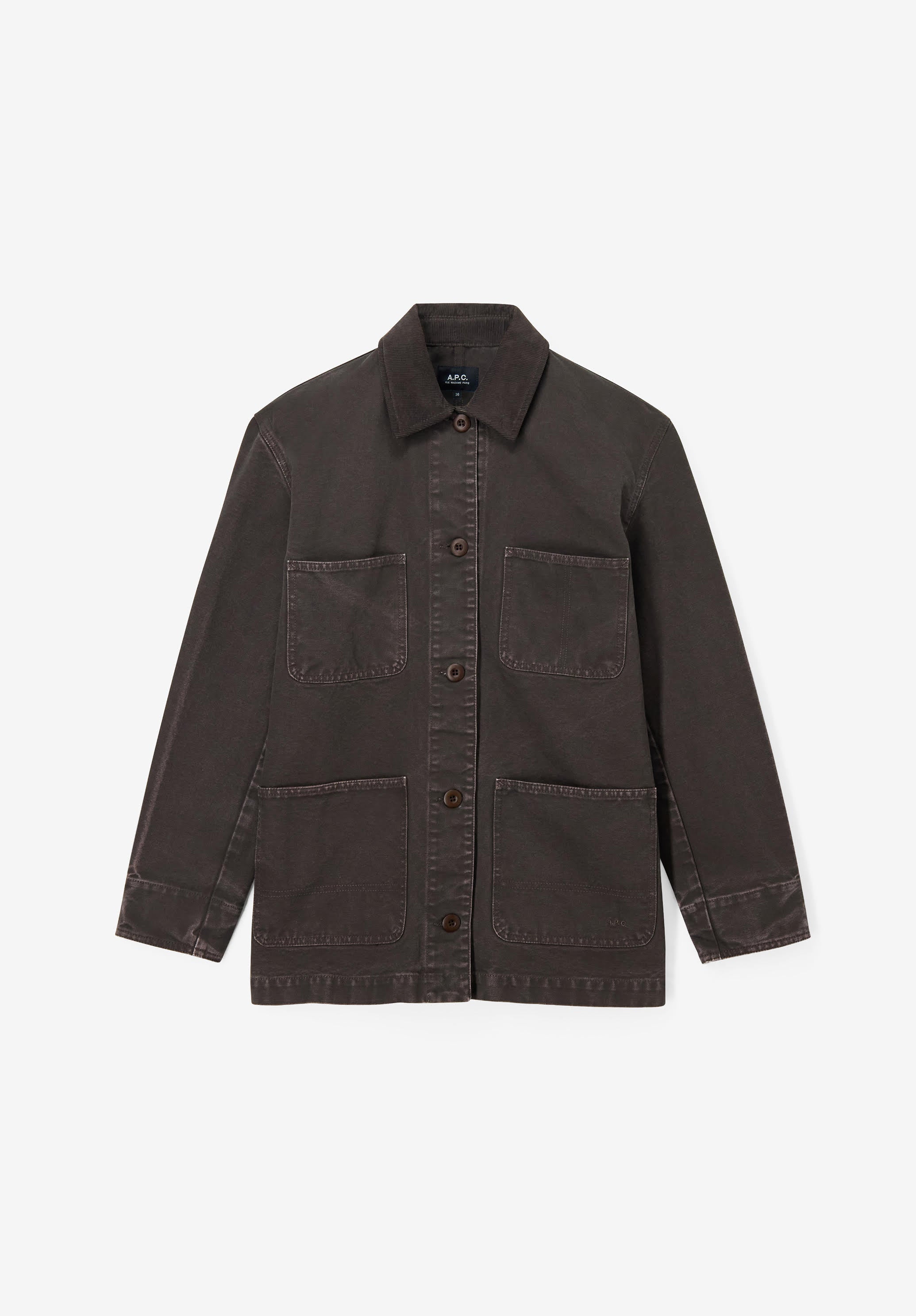 Brown canvas workwear jacket