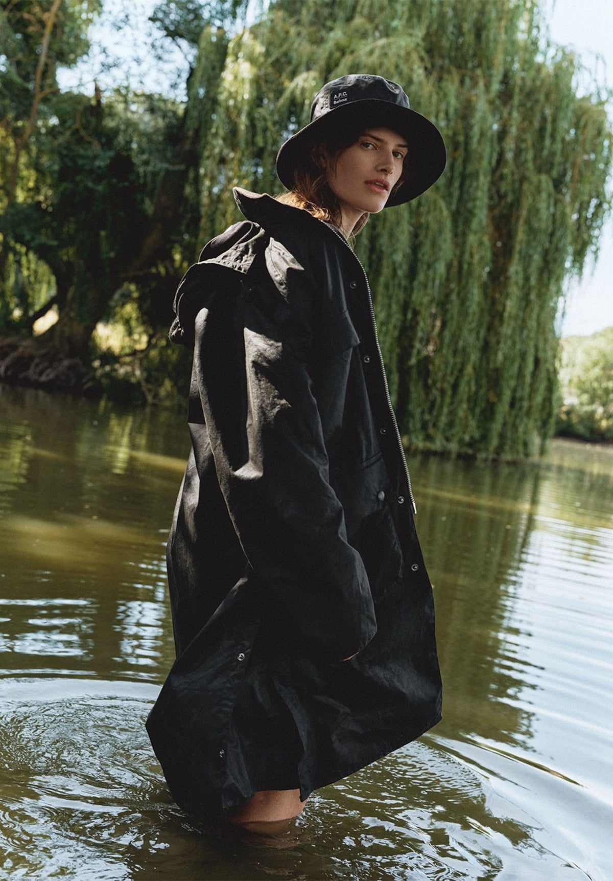 Long Sugarlump Bedale Wax Jacket A.P.C Barbour
