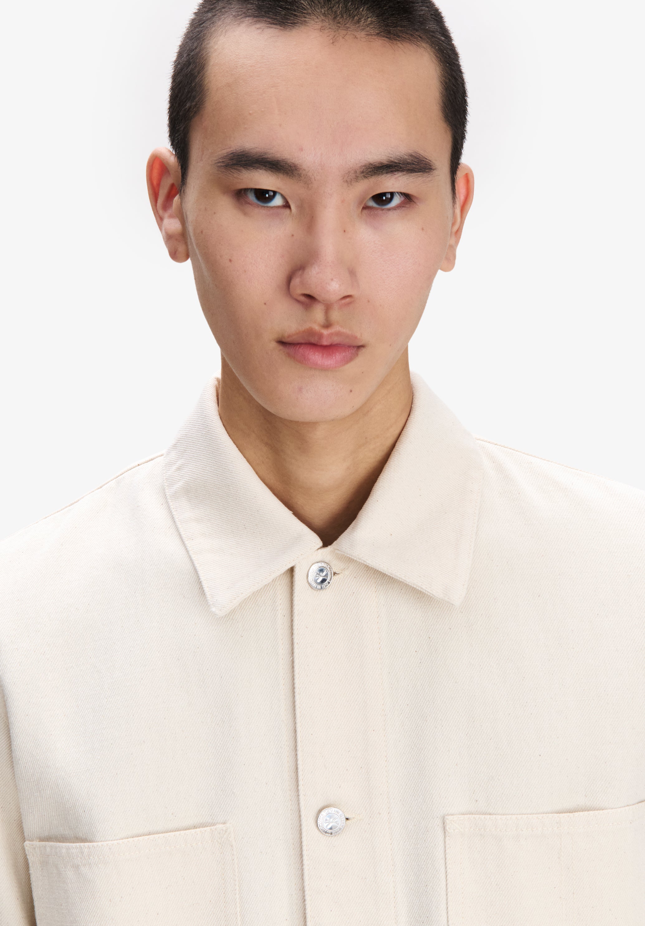 Off-white denim workwear jacket - 4