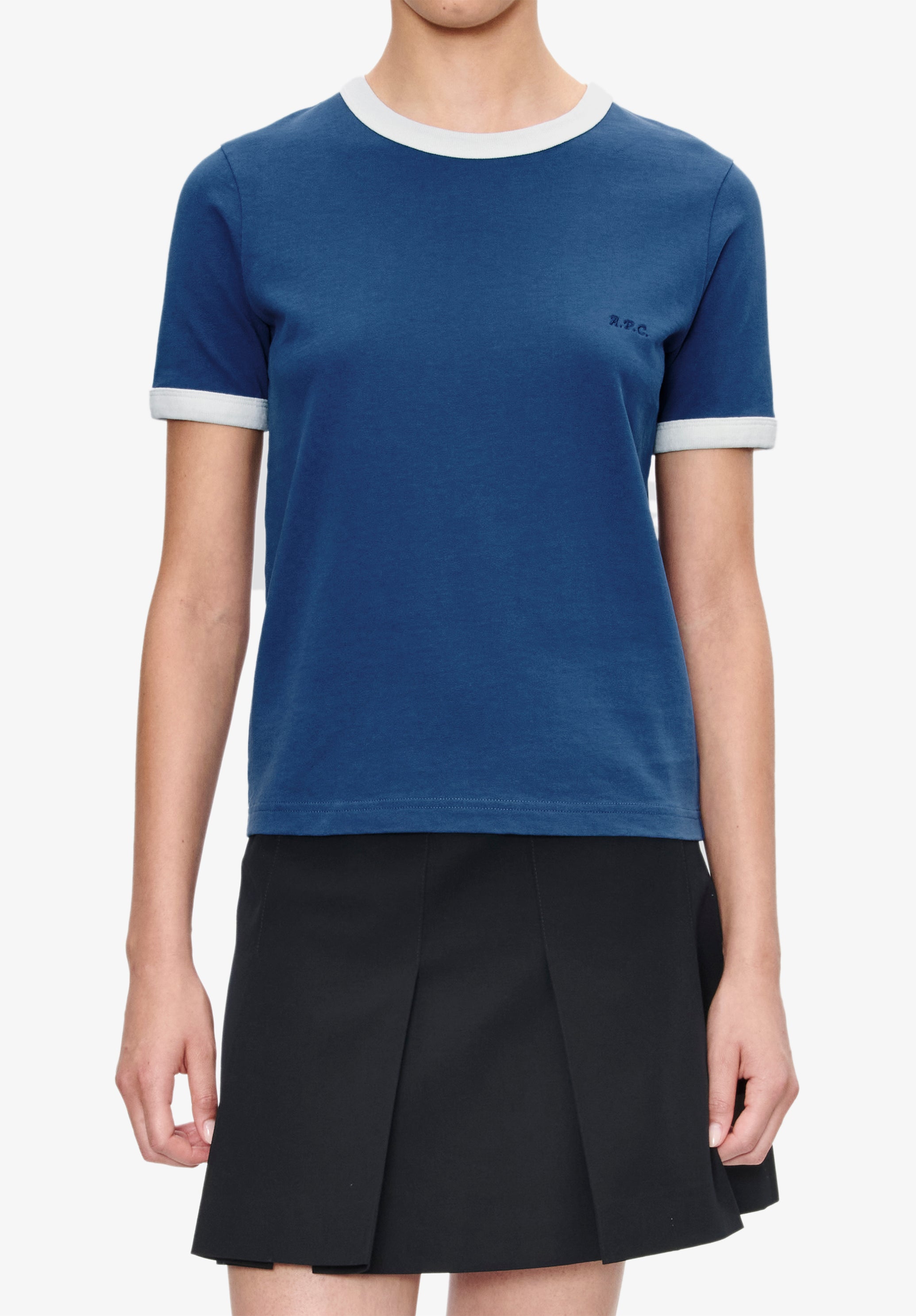 Ringer crop T-shirt - 4