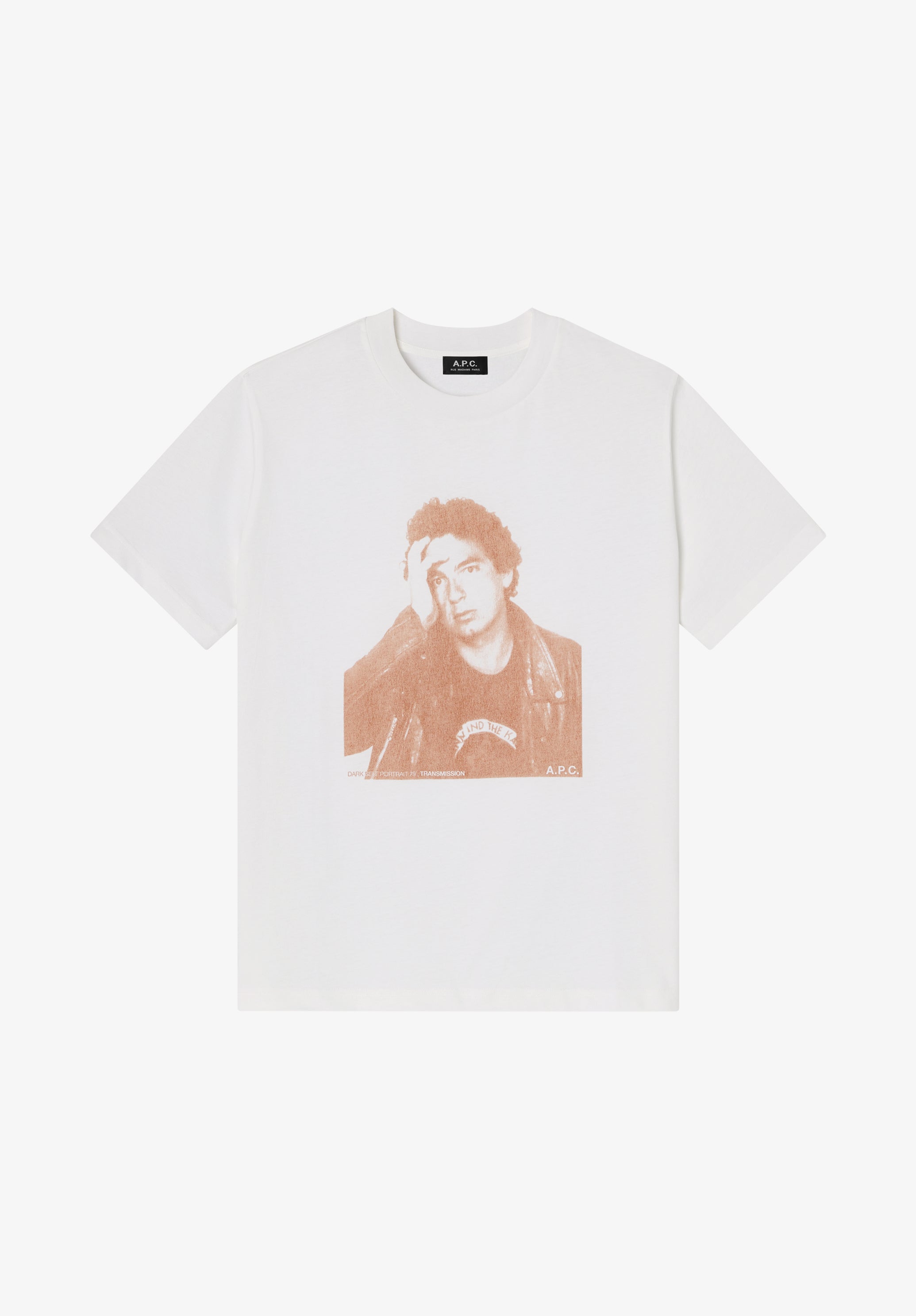 T-shirt printed with a photo of Jean Touitou - 0