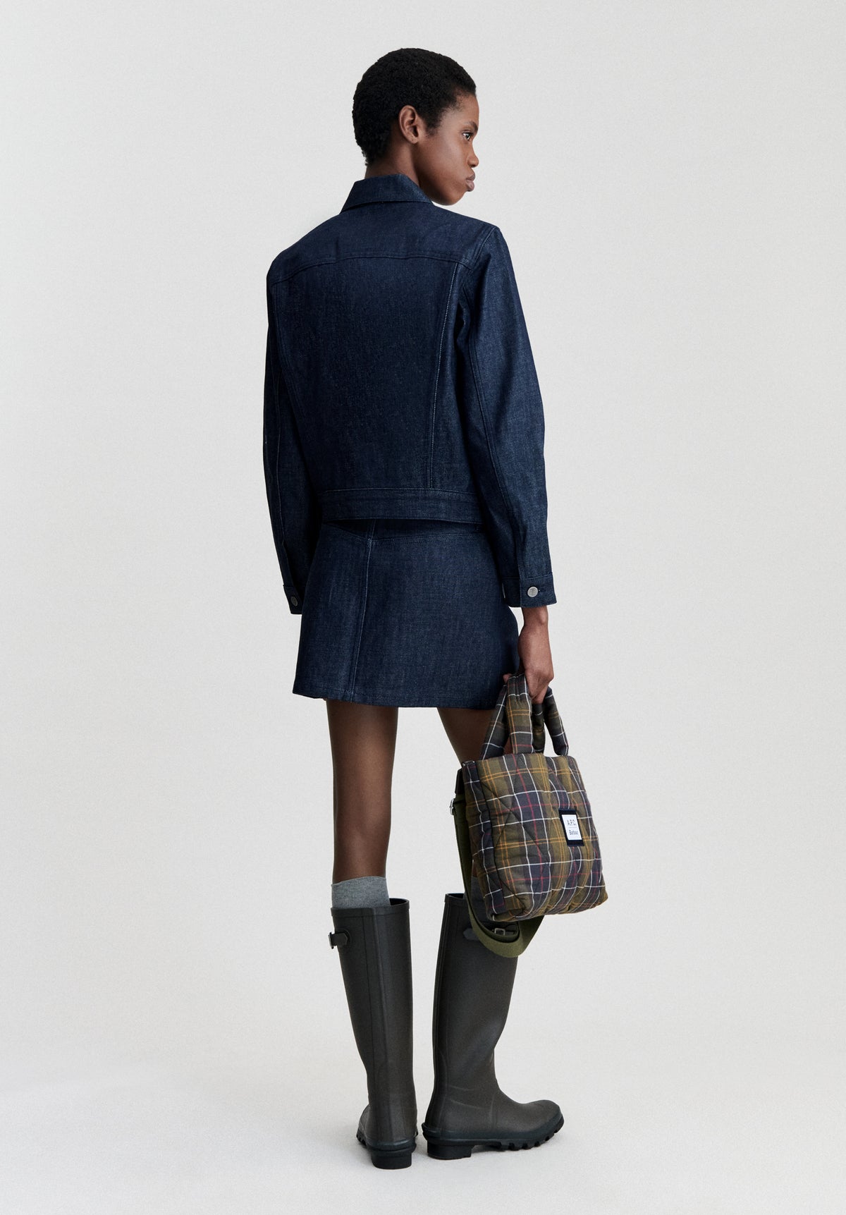 Denim Trucker Jacket A.P.C X Barbour - 2