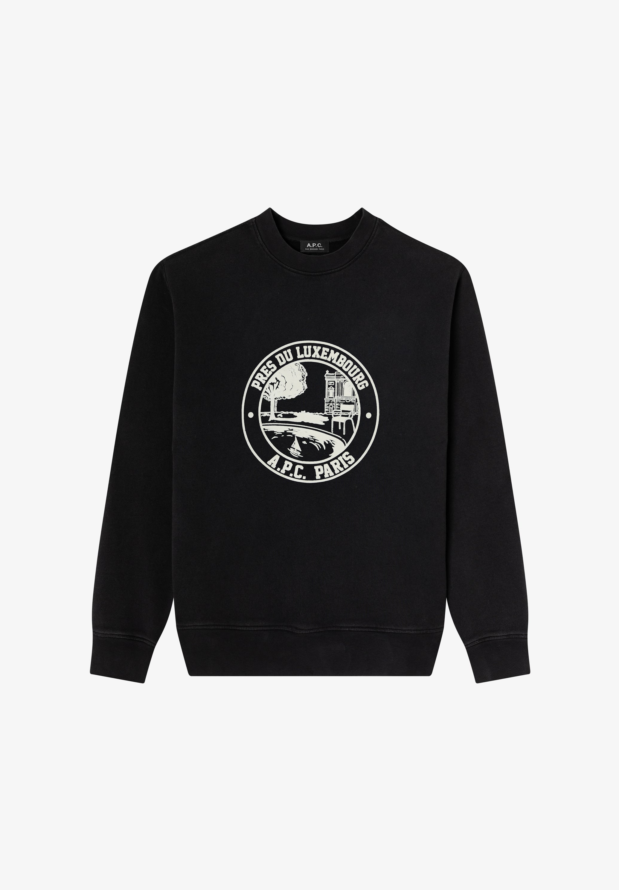 Black sweatshirt with garden logo - 0