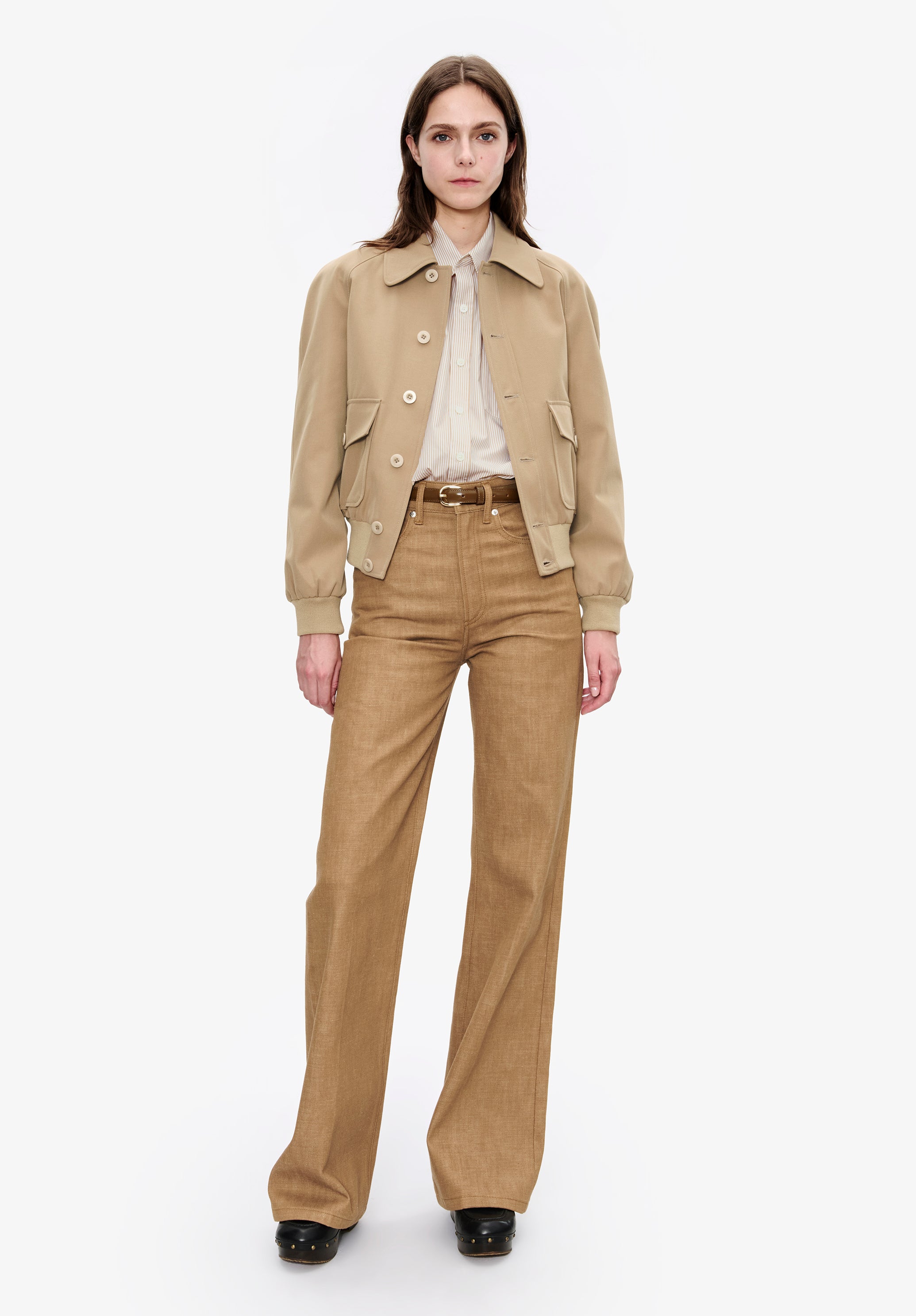 Jacket with raglan sleeves - 1