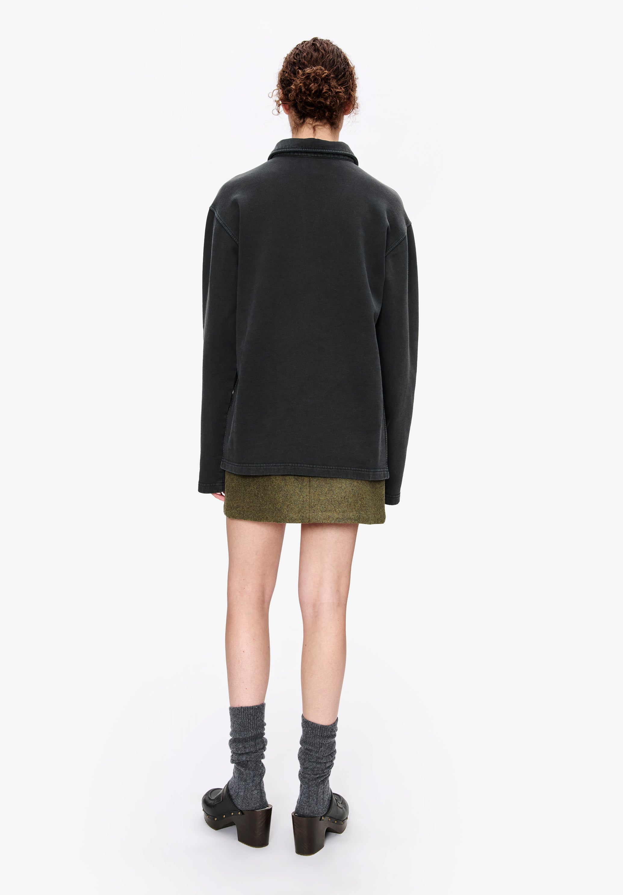 Long-sleeve unisex polo shirt - 6