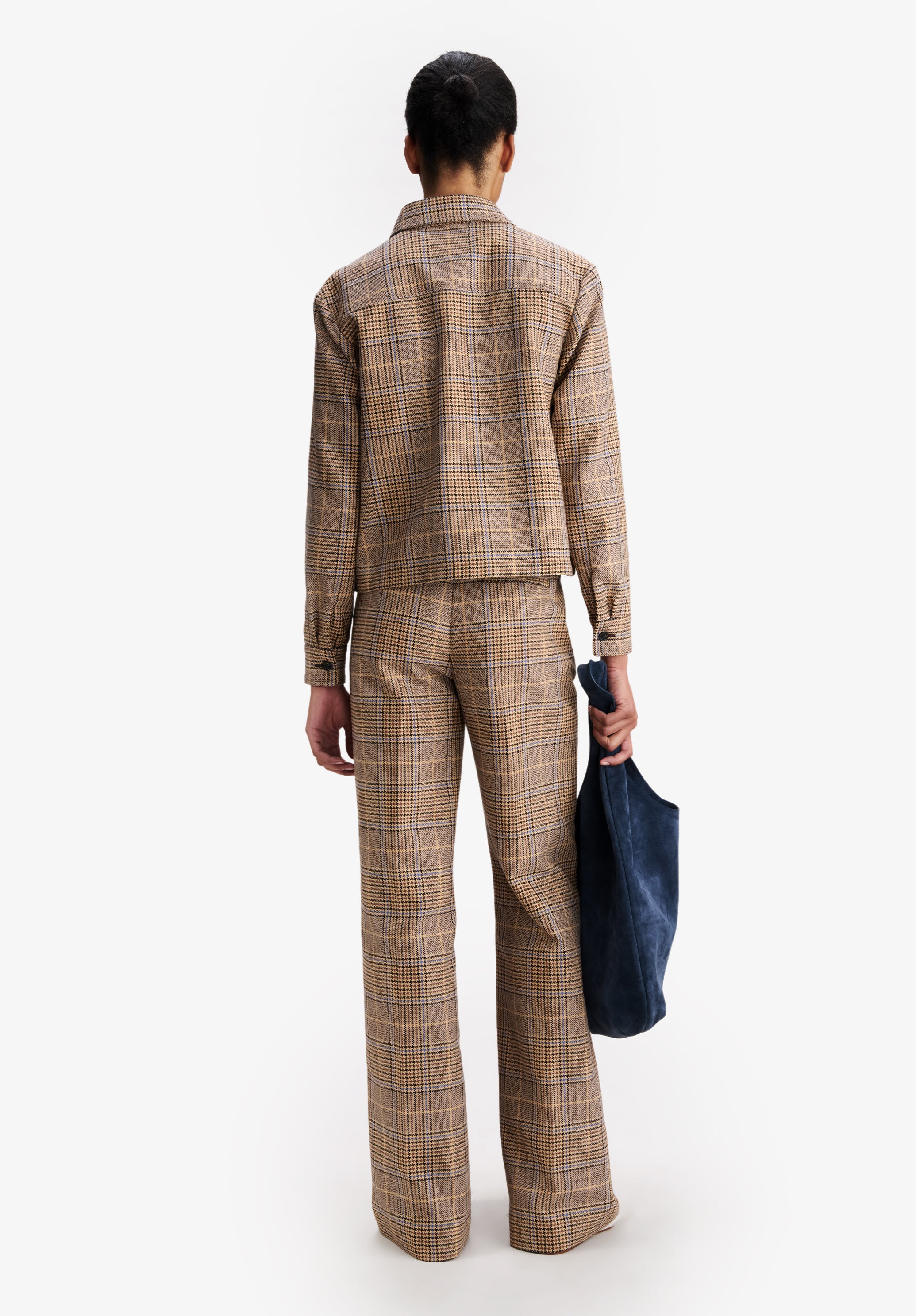 Brown check jacket - 2
