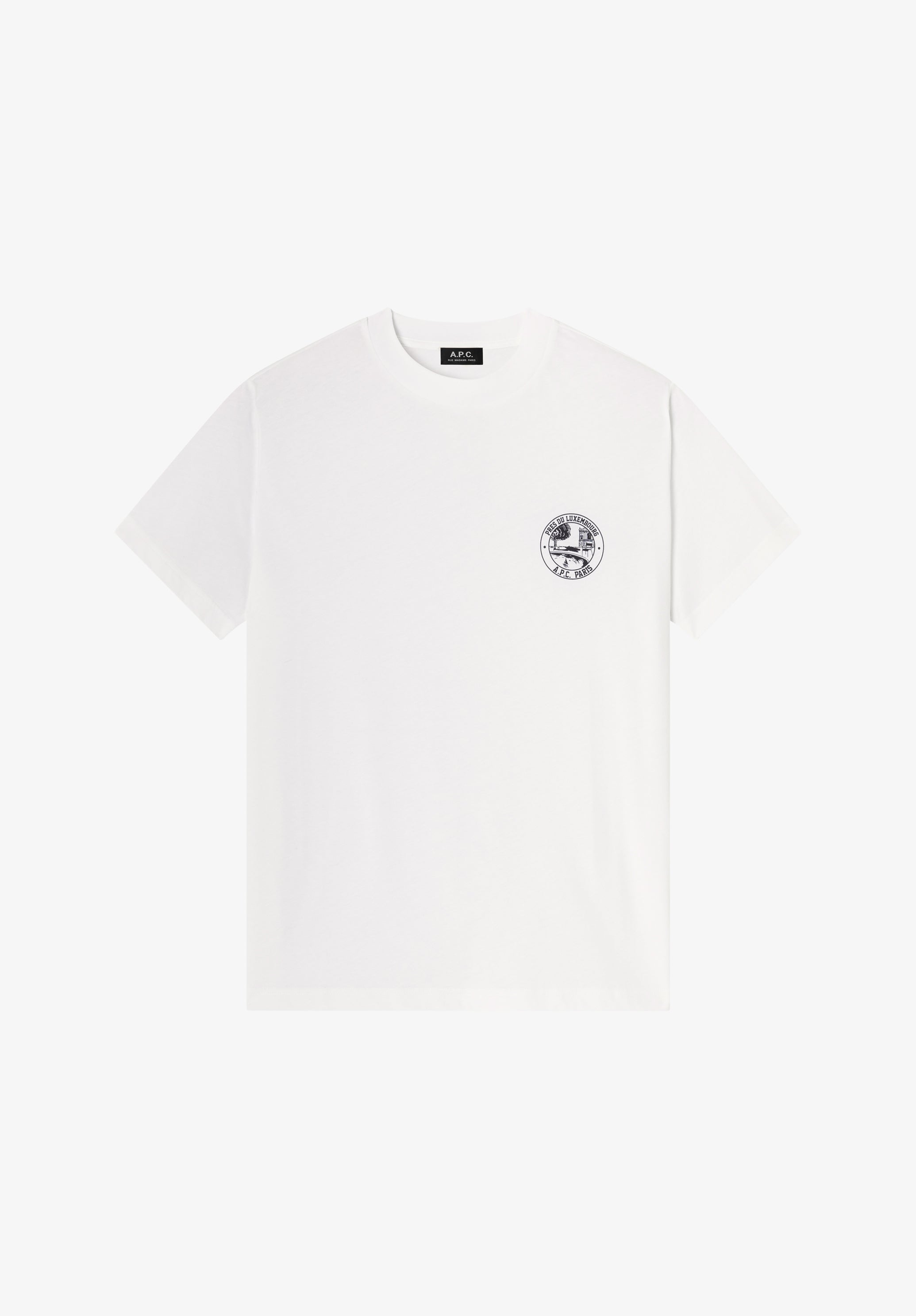 White t-shirt with garden logo - 0