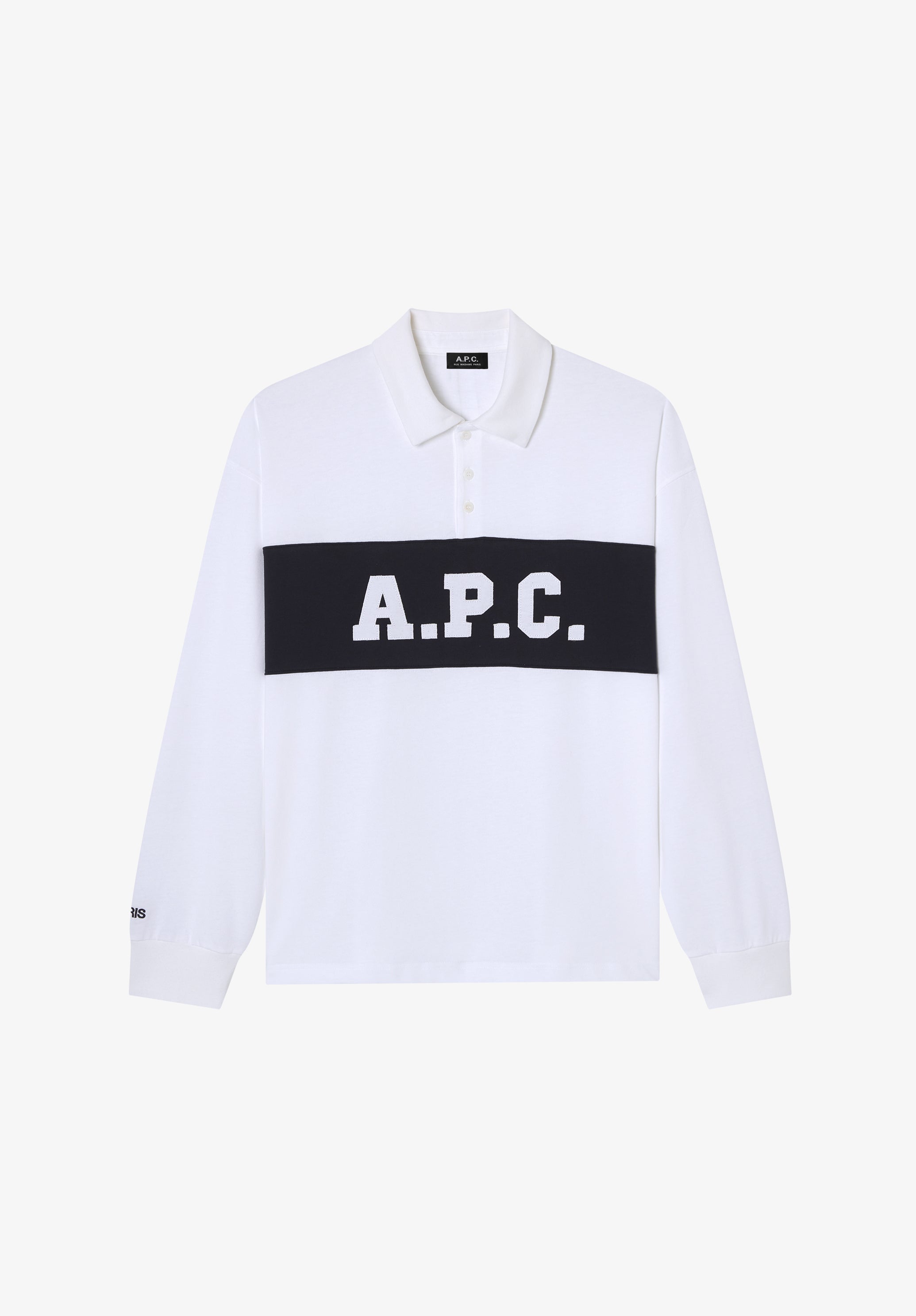 White A.P.C. rugby polo - 0