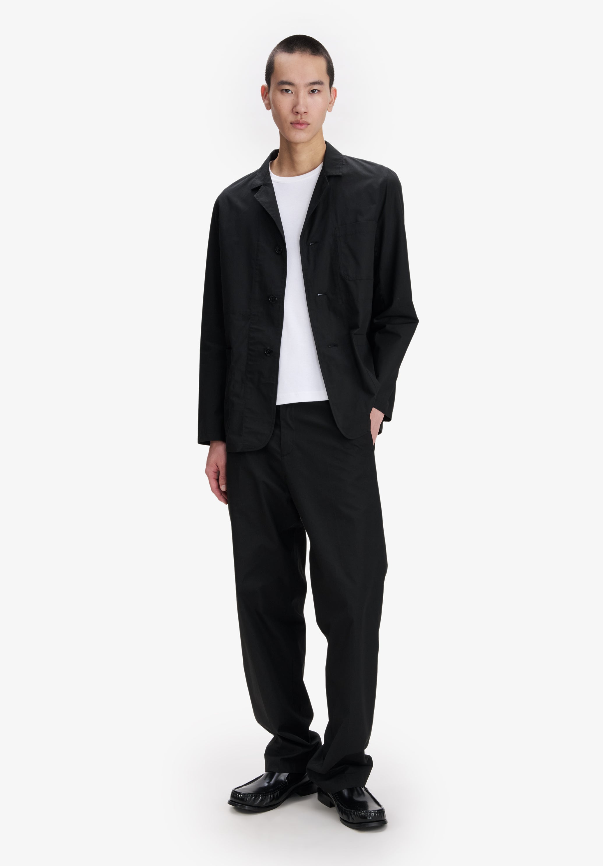 Soft black blazer - 1