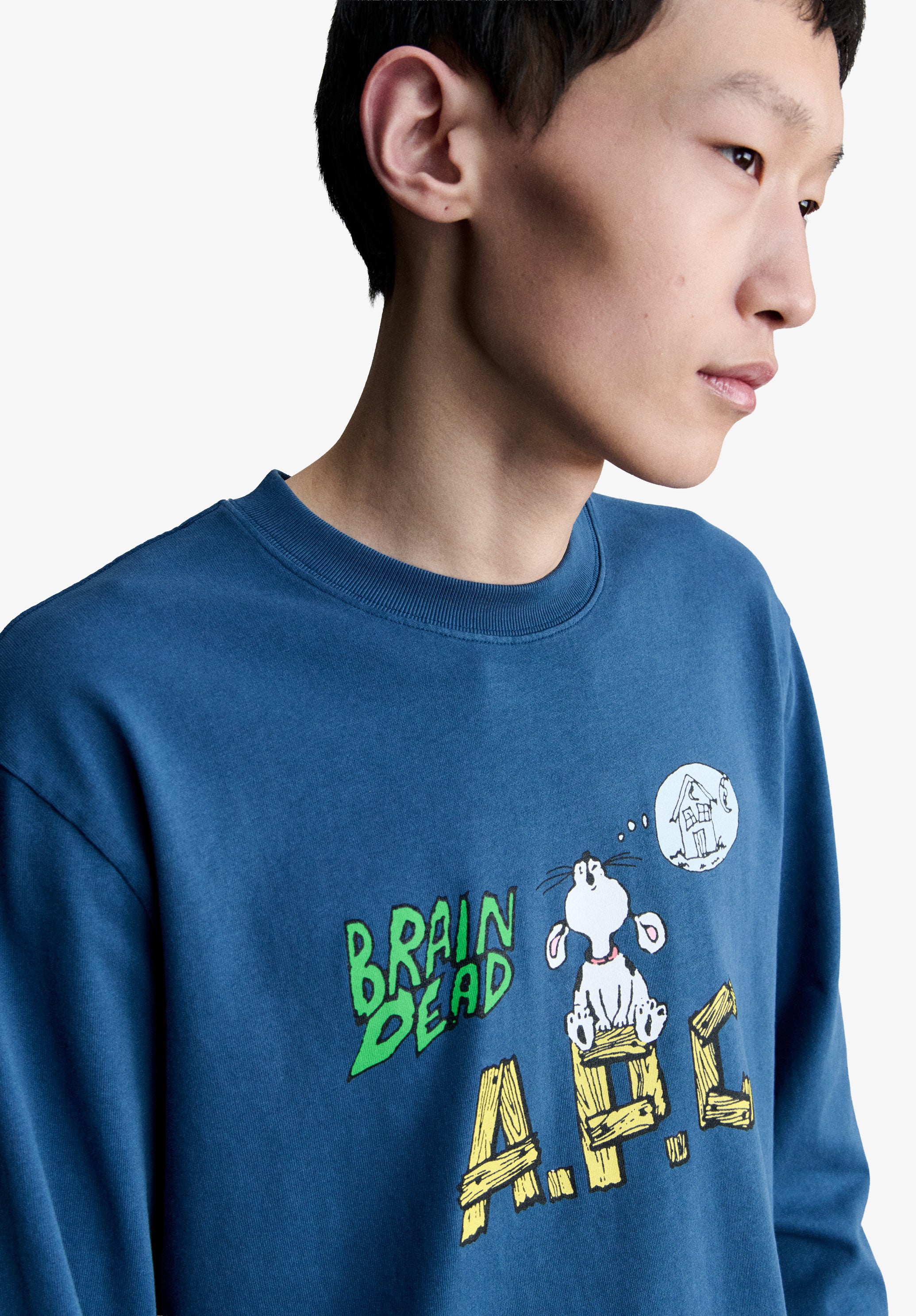 A.P.C. x Brain Dead Homesick long-sleeve T-shirt - 2