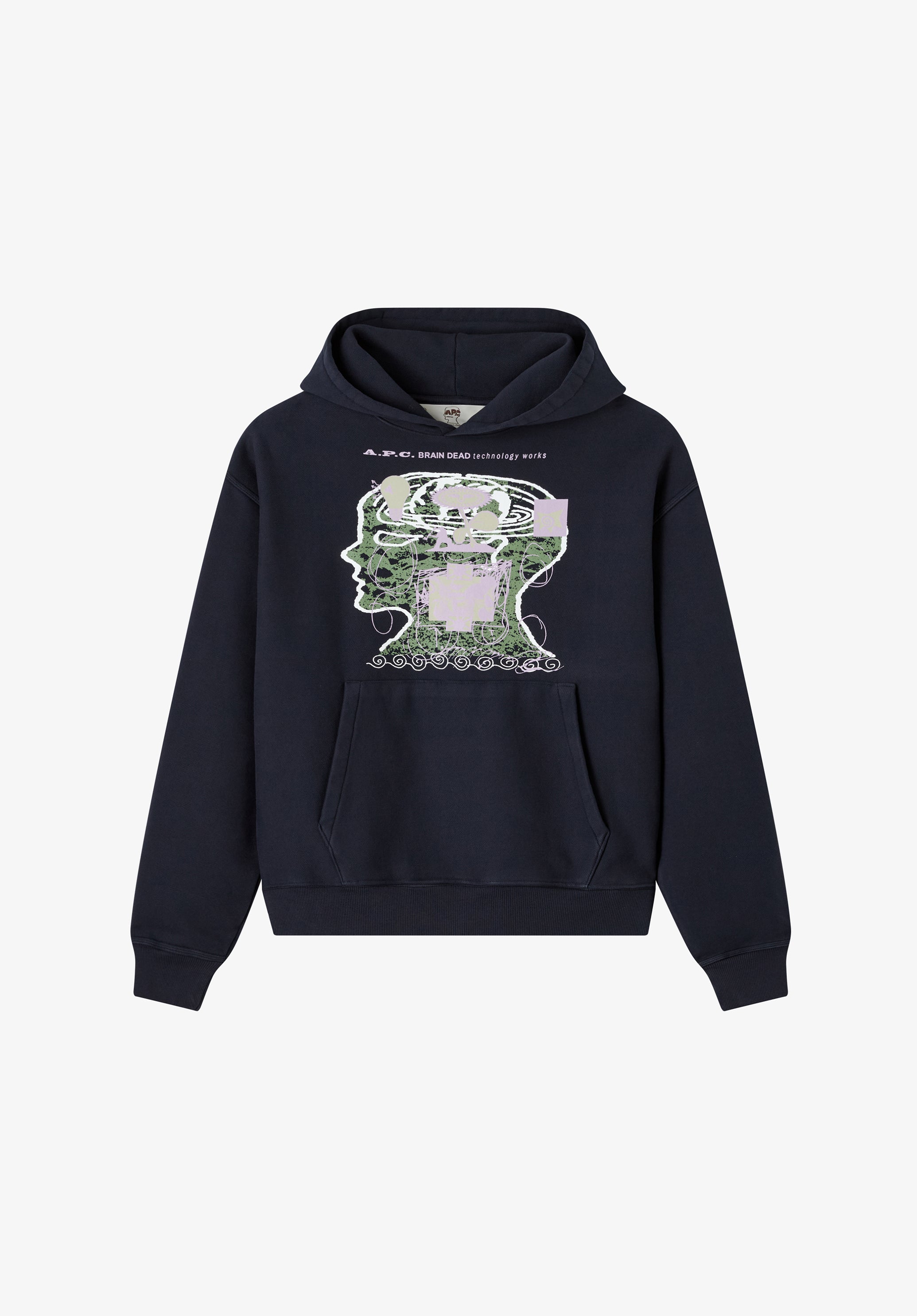 A.P.C. x Brain Dead Technology Works hoodie - 0