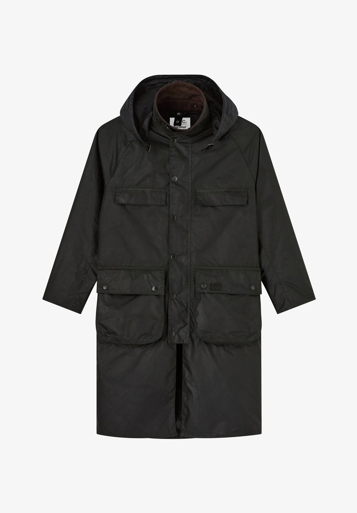 Long Sugarlump Bedale Wax Jacket A.P.C Barbour