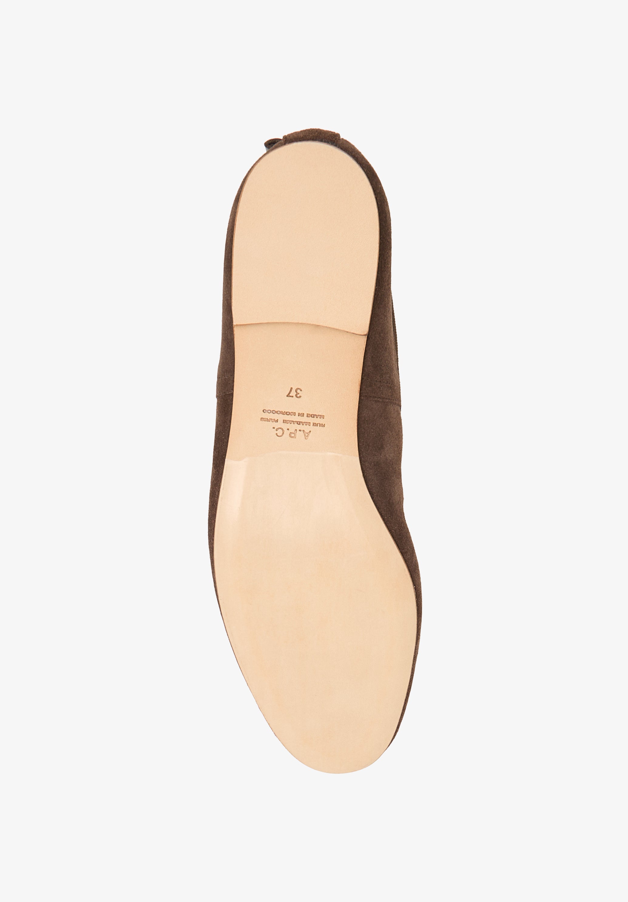 Split leather ballet flats - 4