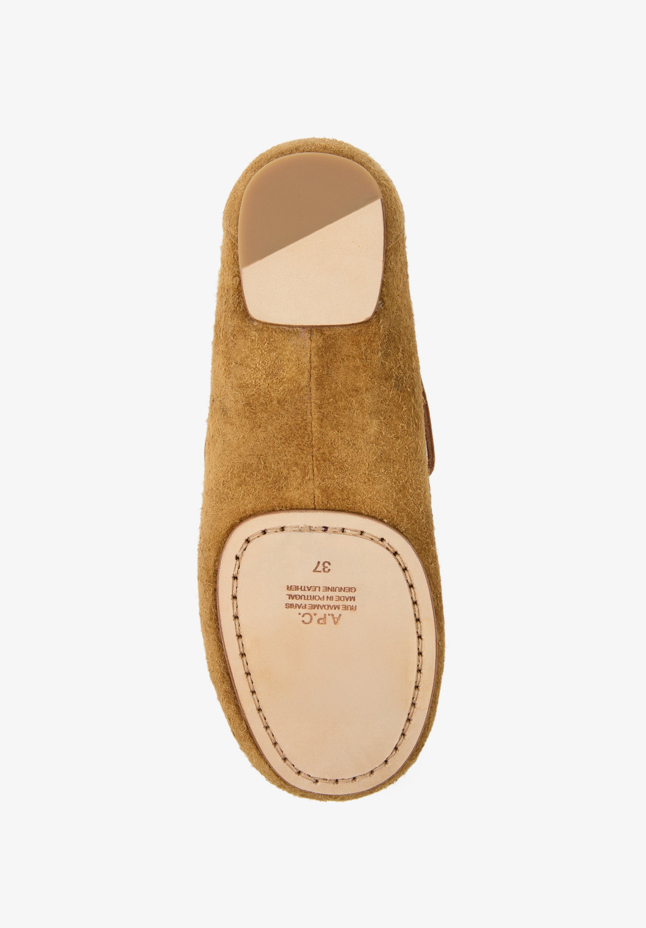 Hairy split leather boat shoes - 4