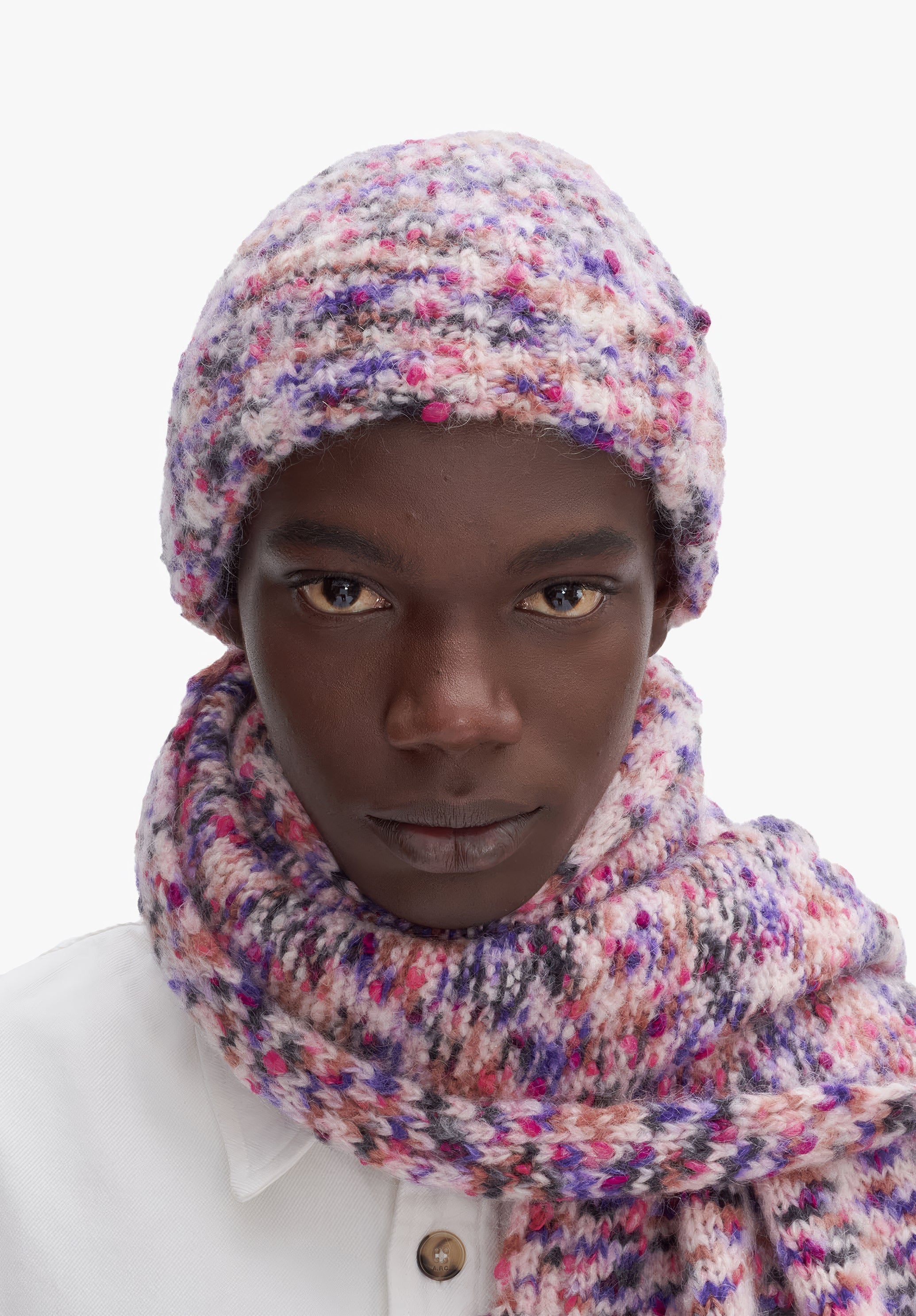 Happy knit cap - 1