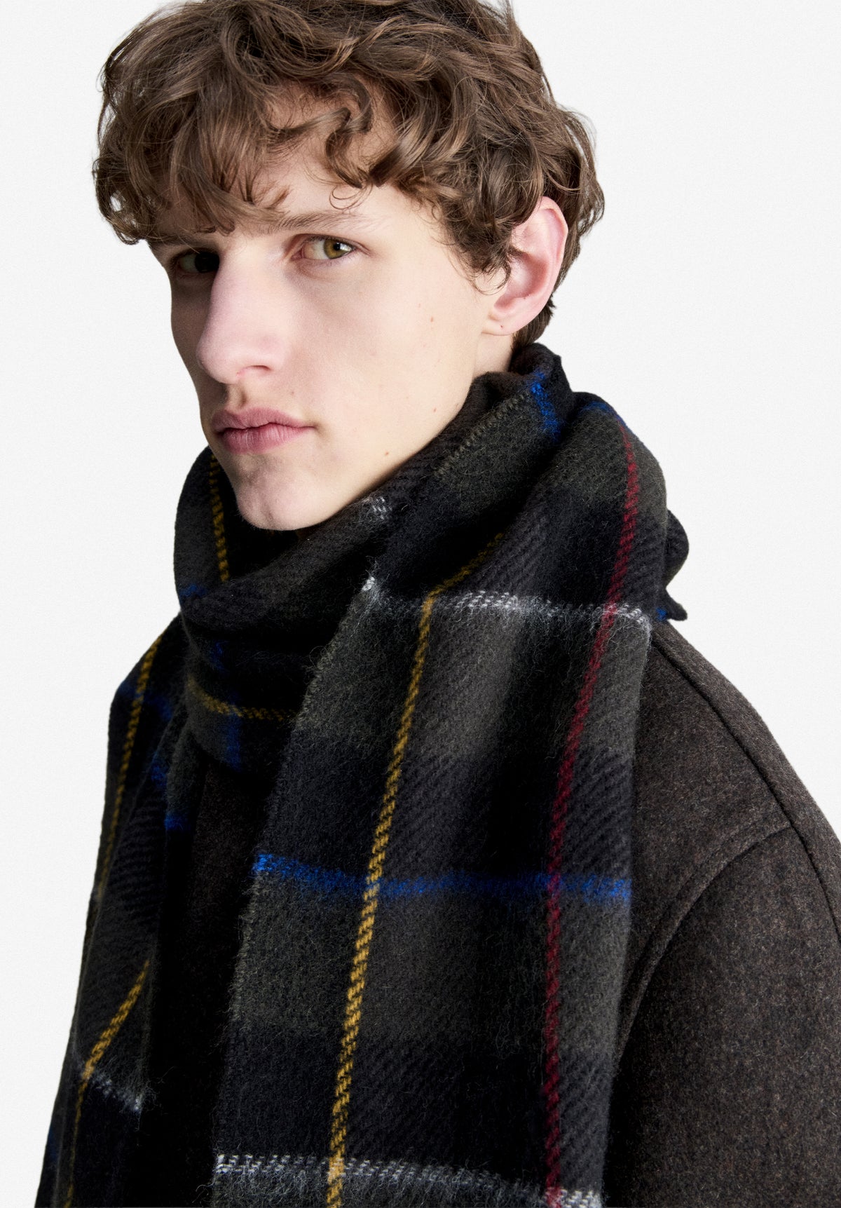 Wool blend scarf - 1