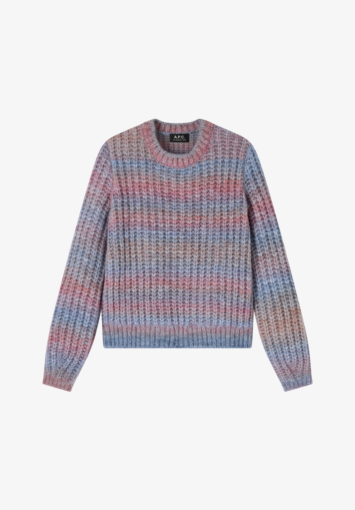 Heather mauve chunky knit sweater - 0