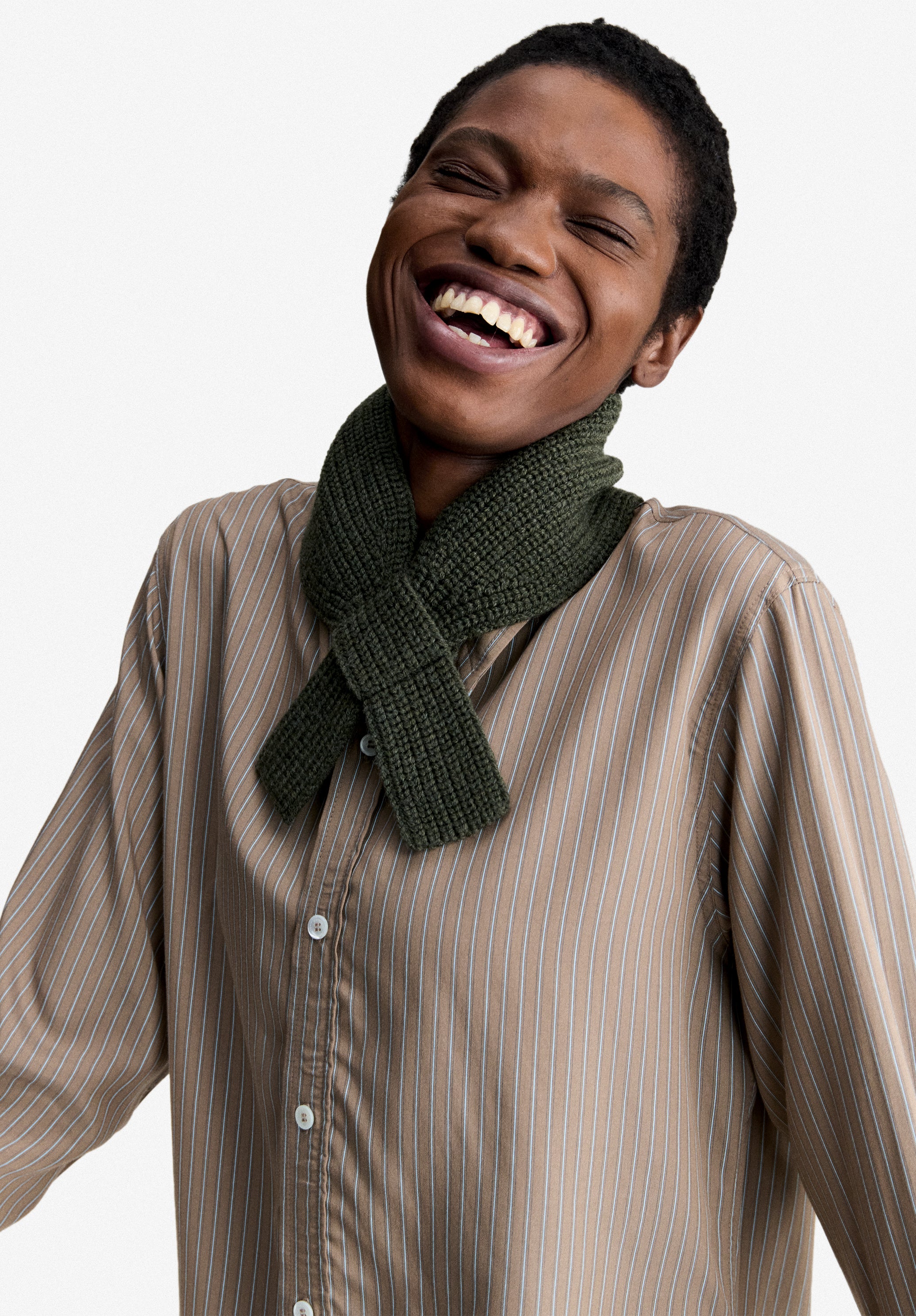 Merino wool scarf - 1